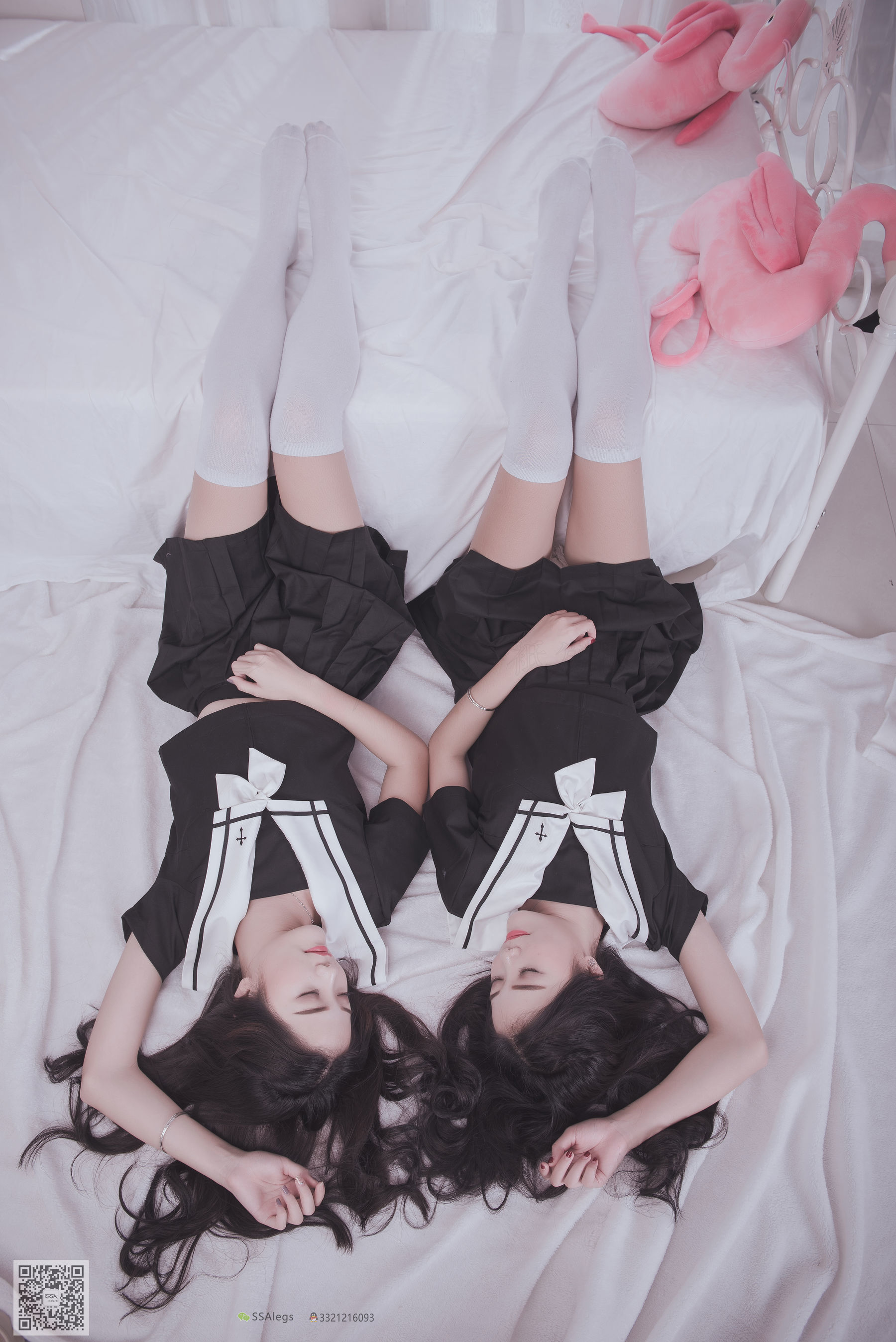 超清写真 No.028 青青姐妹 姐妹花的JK情-图57