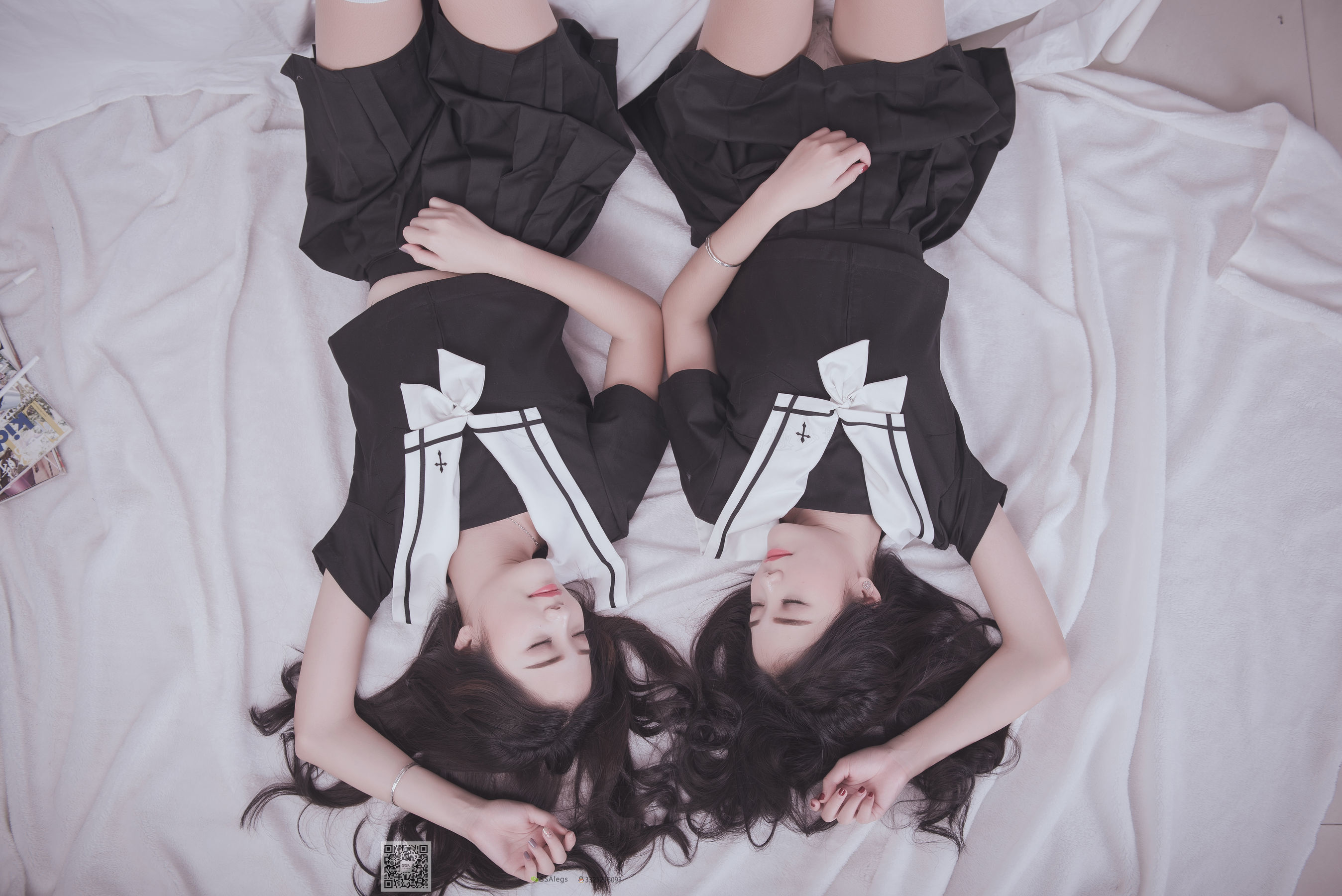 超清写真 No.028 青青姐妹 姐妹花的JK情-图58