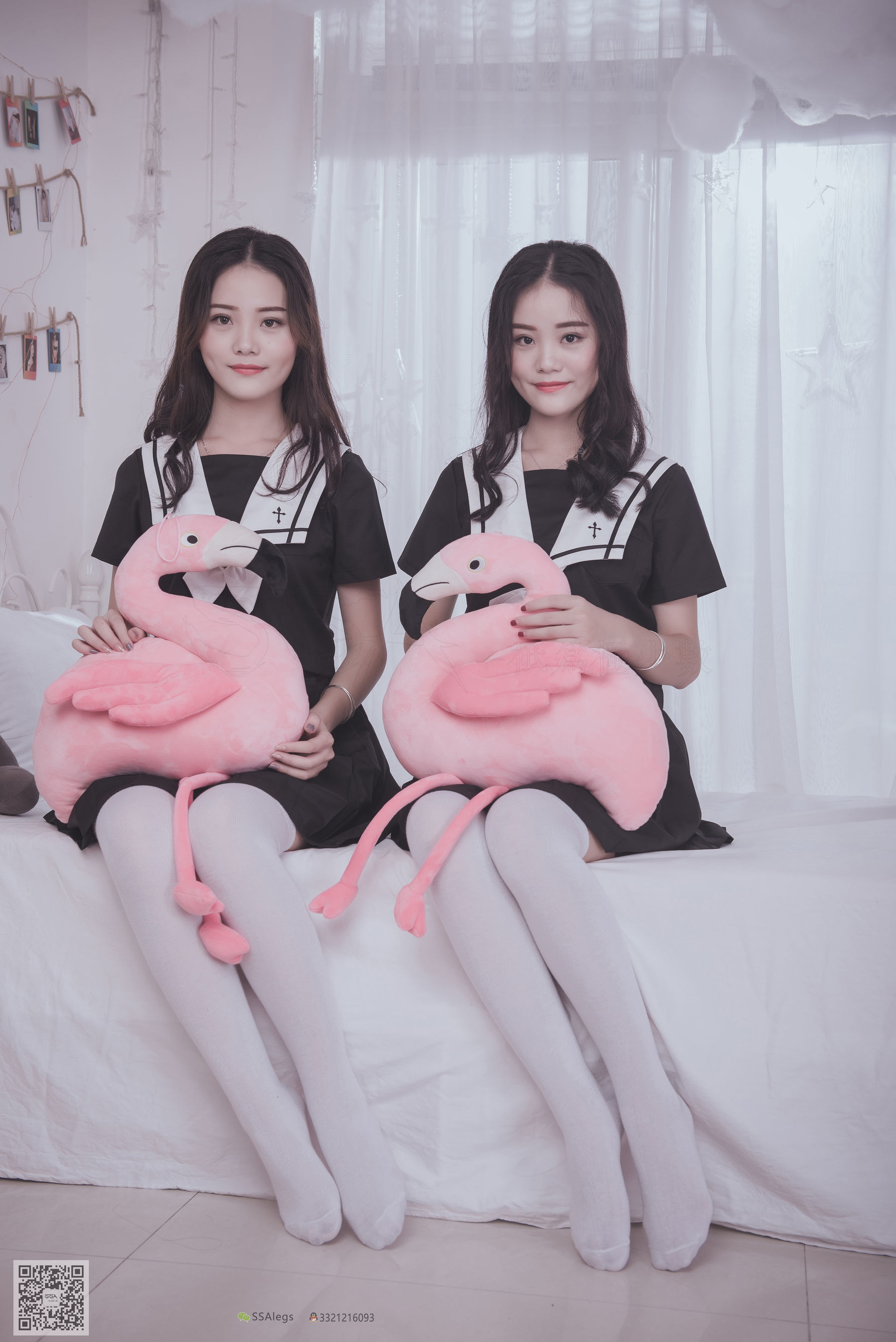 超清写真 No.028 青青姐妹 姐妹花的JK情-图66