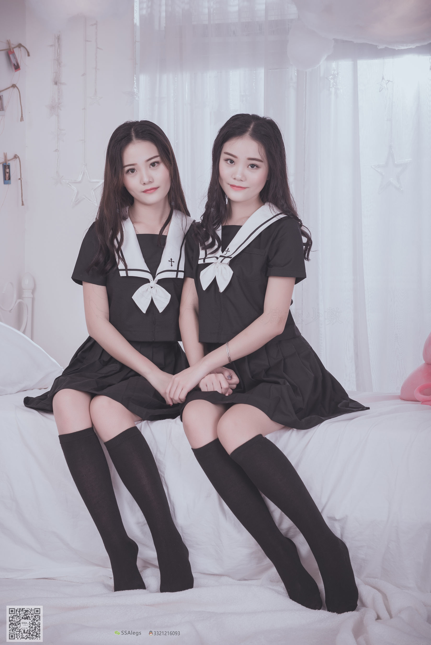 超清写真 No.028 青青姐妹 姐妹花的JK情-图70