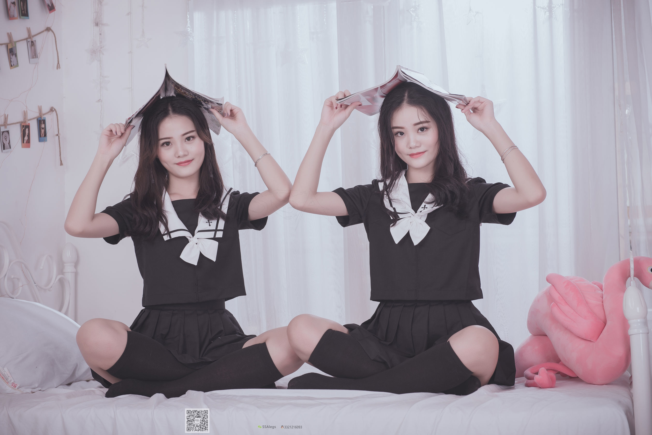 超清写真 No.028 青青姐妹 姐妹花的JK情-图71