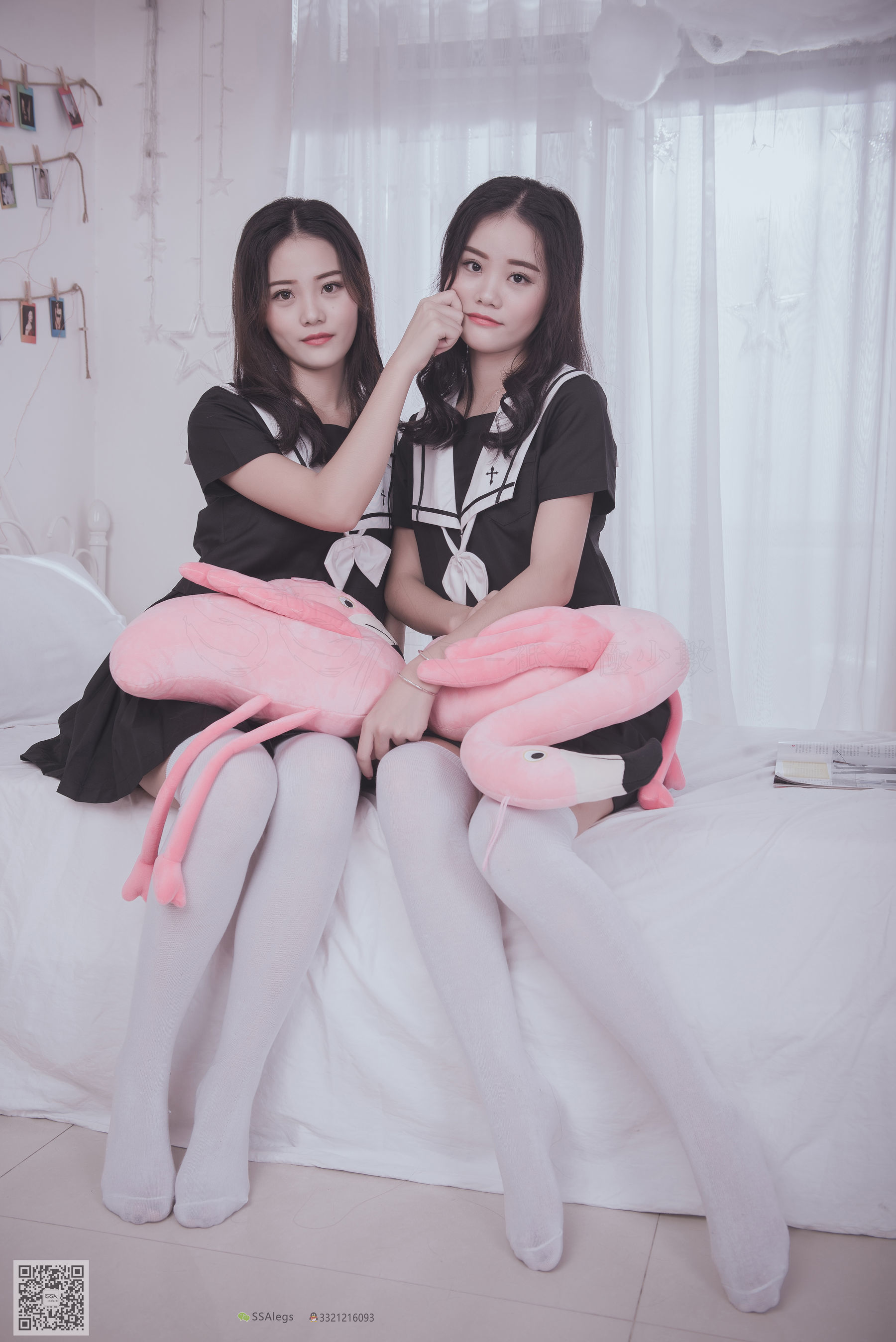 超清写真 No.028 青青姐妹 姐妹花的JK情-图7