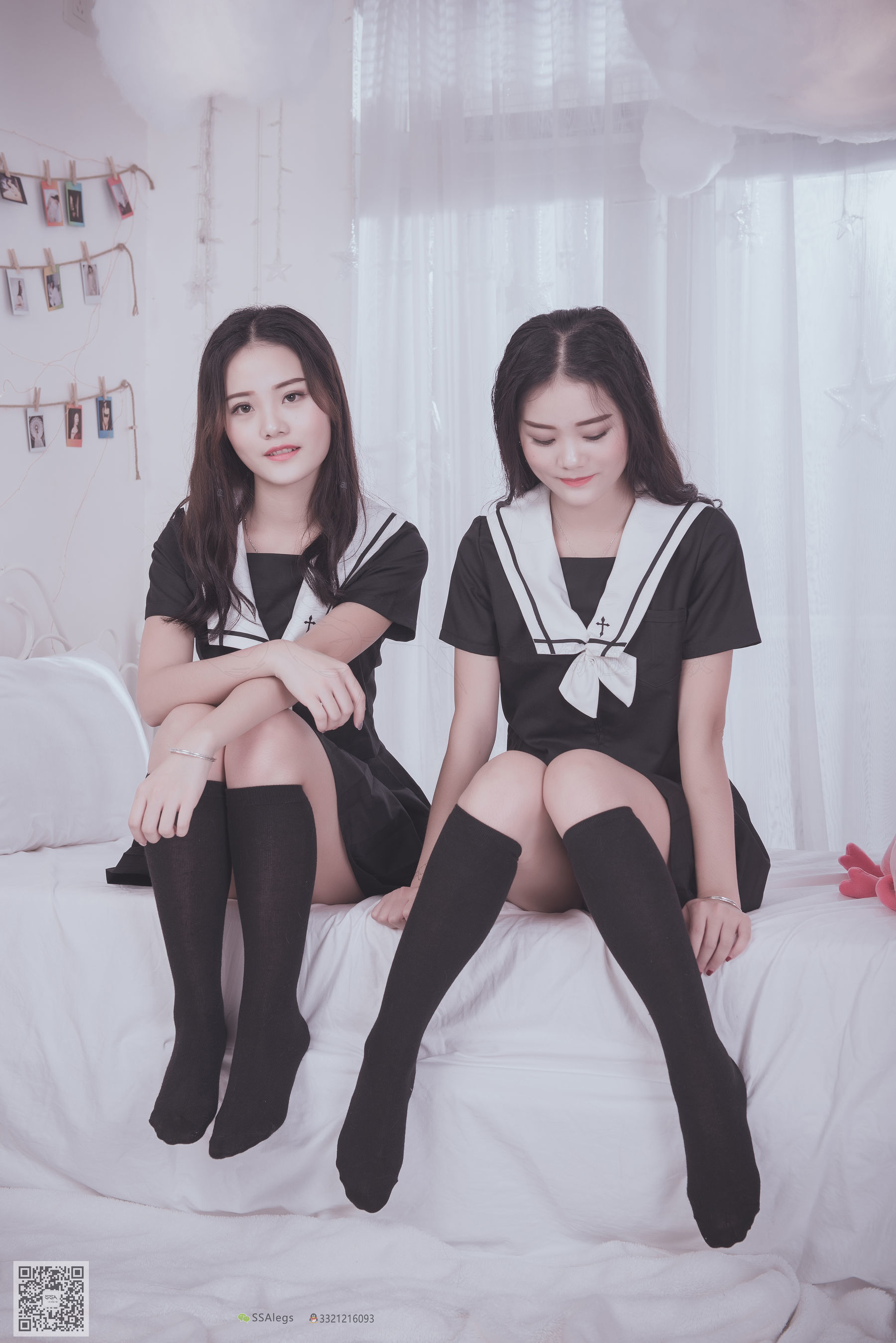 超清写真 No.028 青青姐妹 姐妹花的JK情-图81