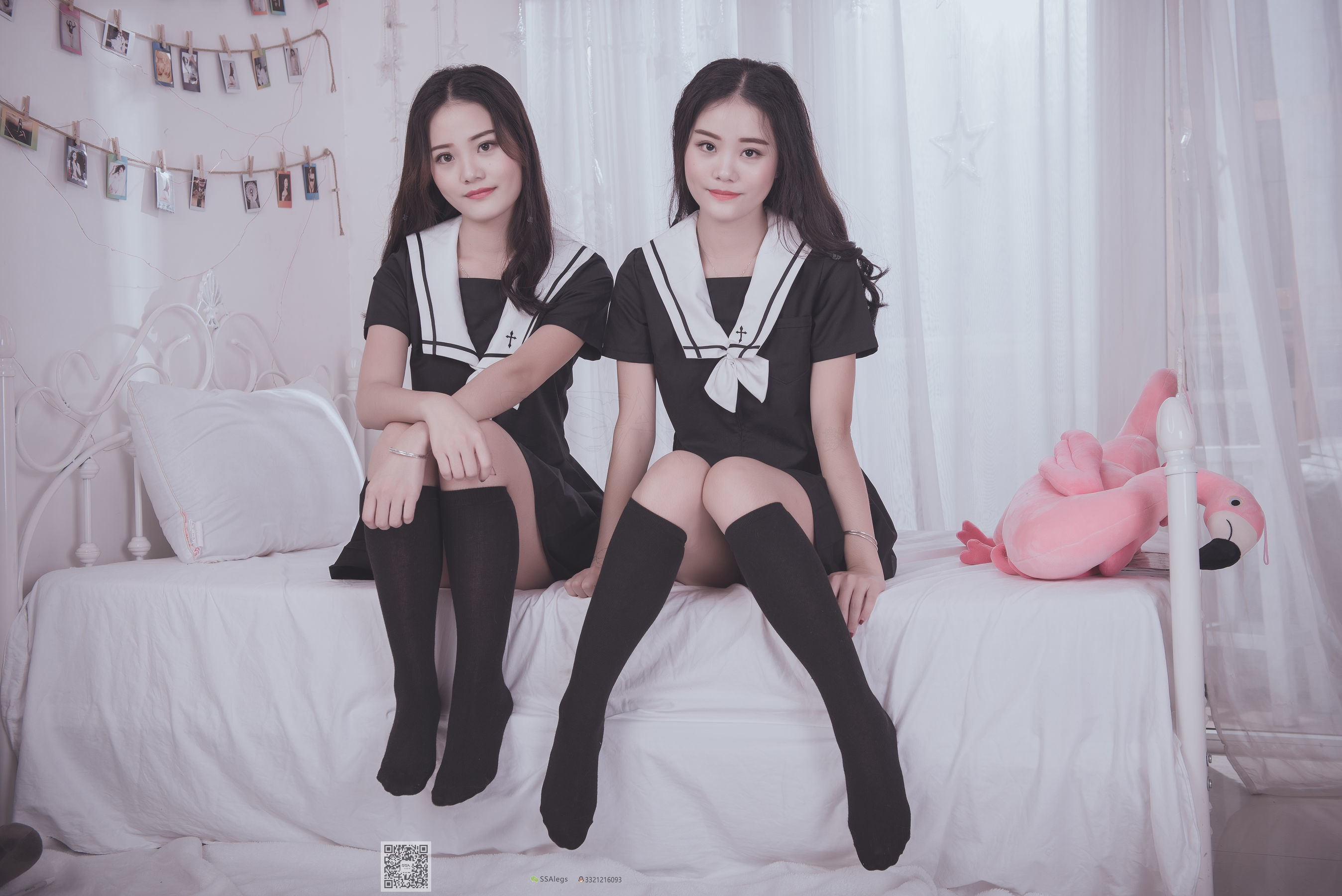 超清写真 No.028 青青姐妹 姐妹花的JK情-图82