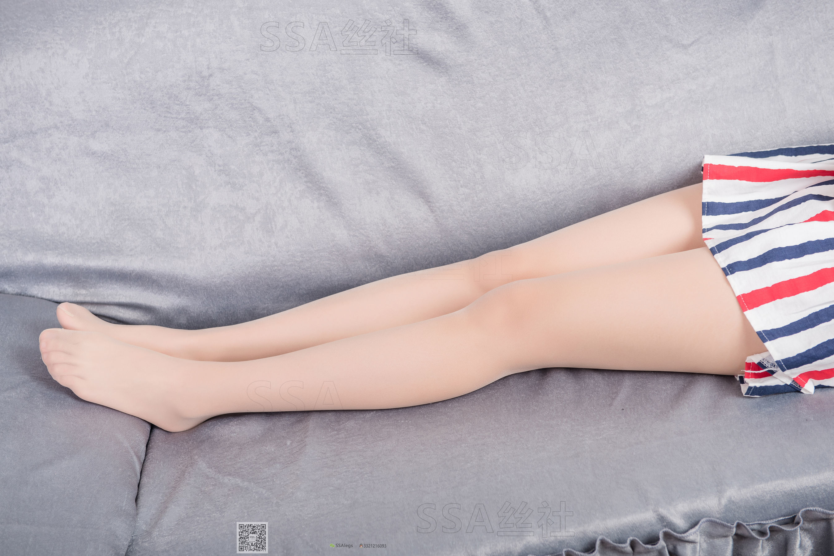 超清写真 No.048 兰兰 沙发上的格子裙-图35