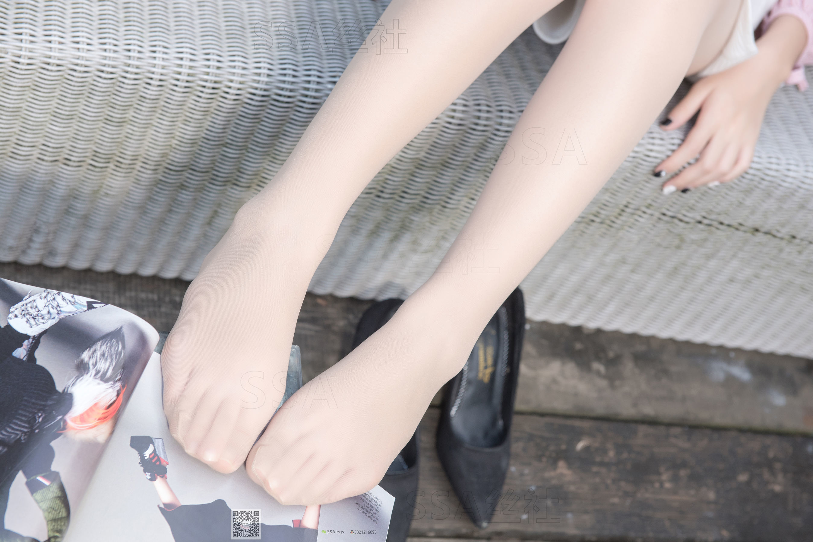 超清写真 No.052 西西 街拍小白裙-图111