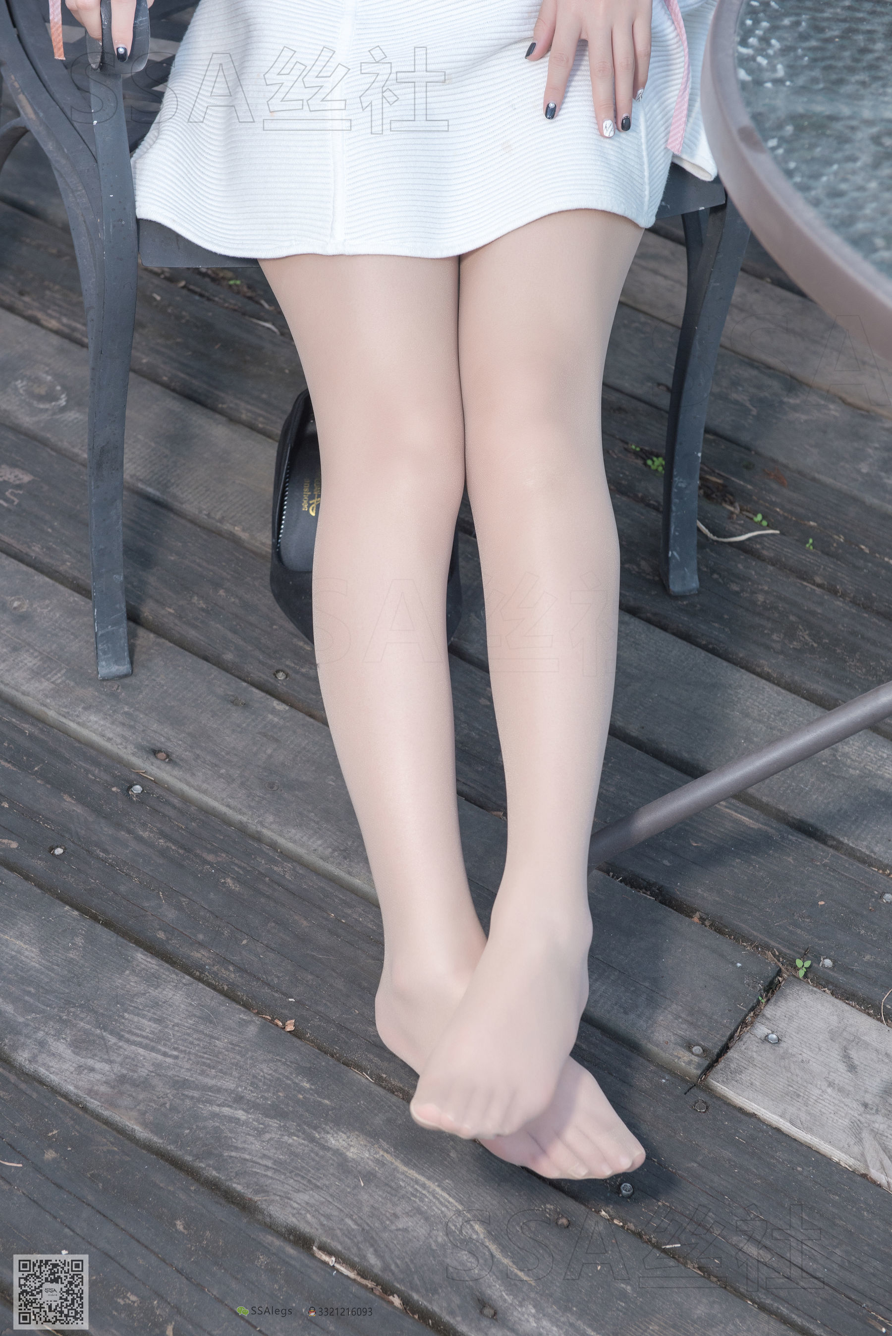 超清写真 No.052 西西 街拍小白裙-图77