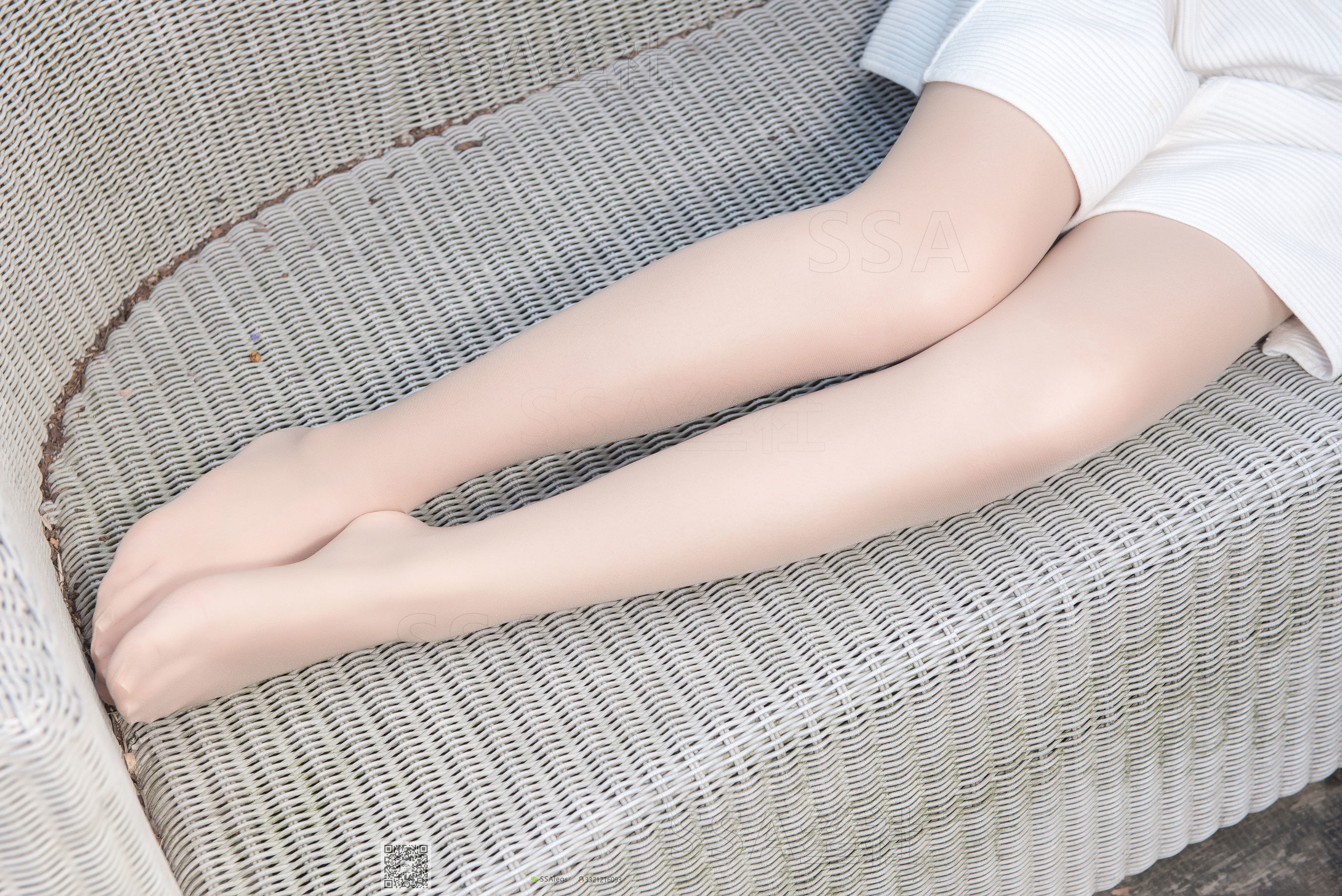 超清写真 No.052 西西 街拍小白裙-图94