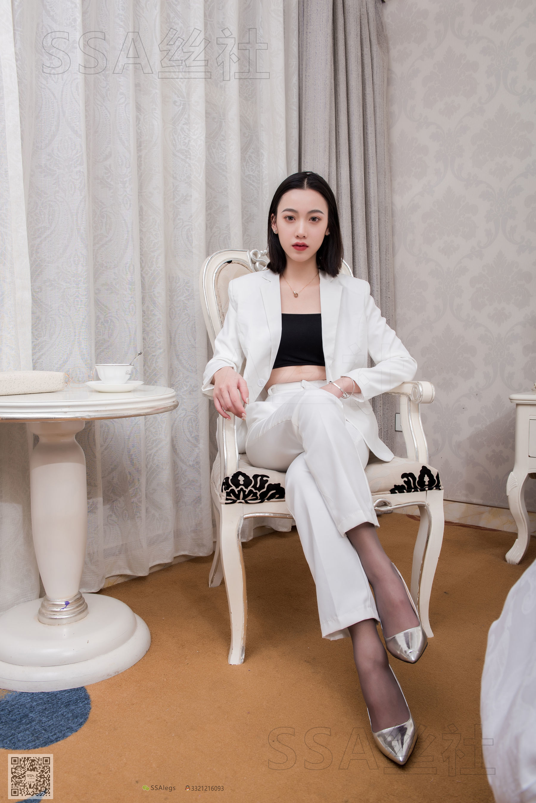 超清写真 No.065 大大 白衣西裤-图3