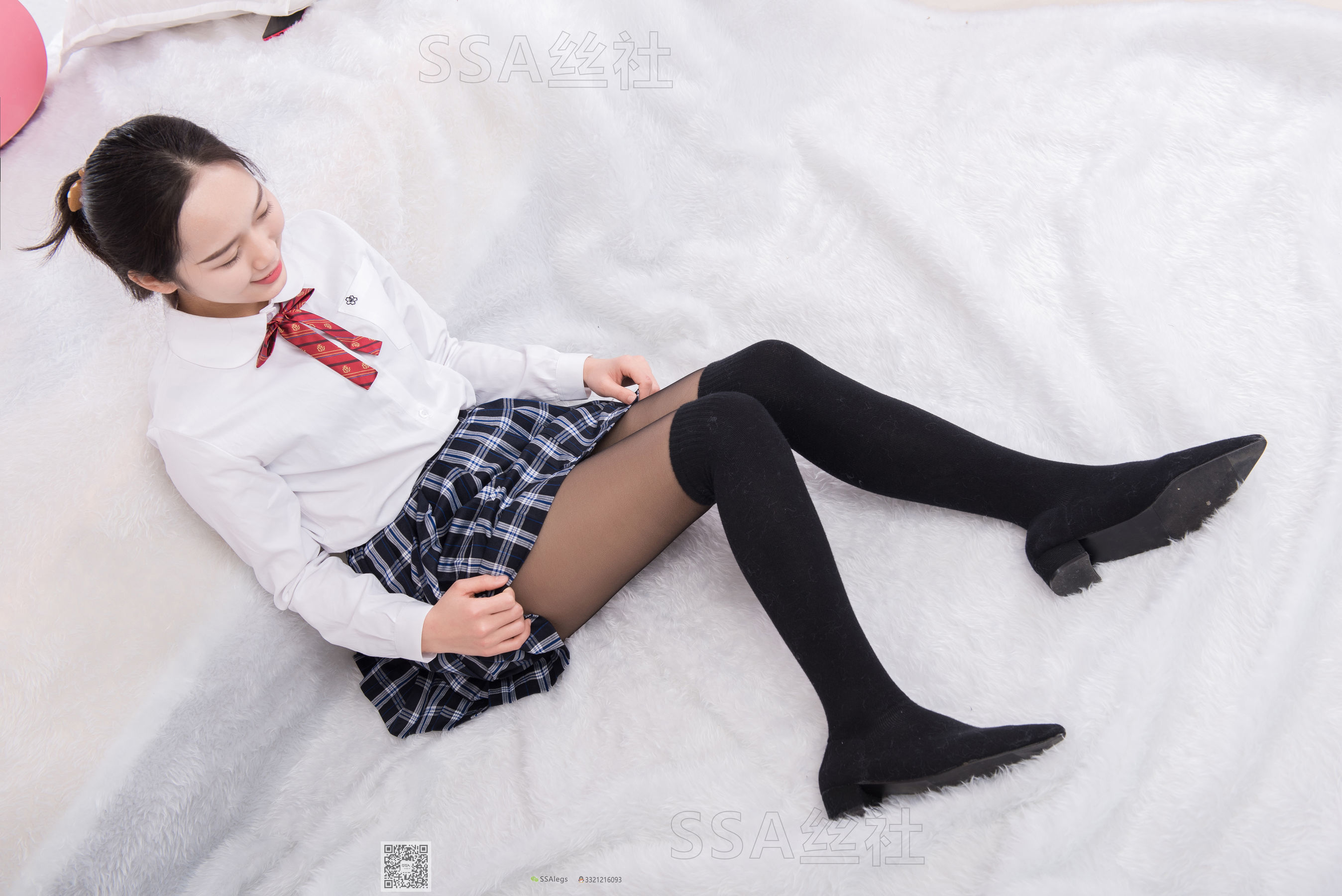 超清写真 No.073 萱萱 jk制服黑丝-图18