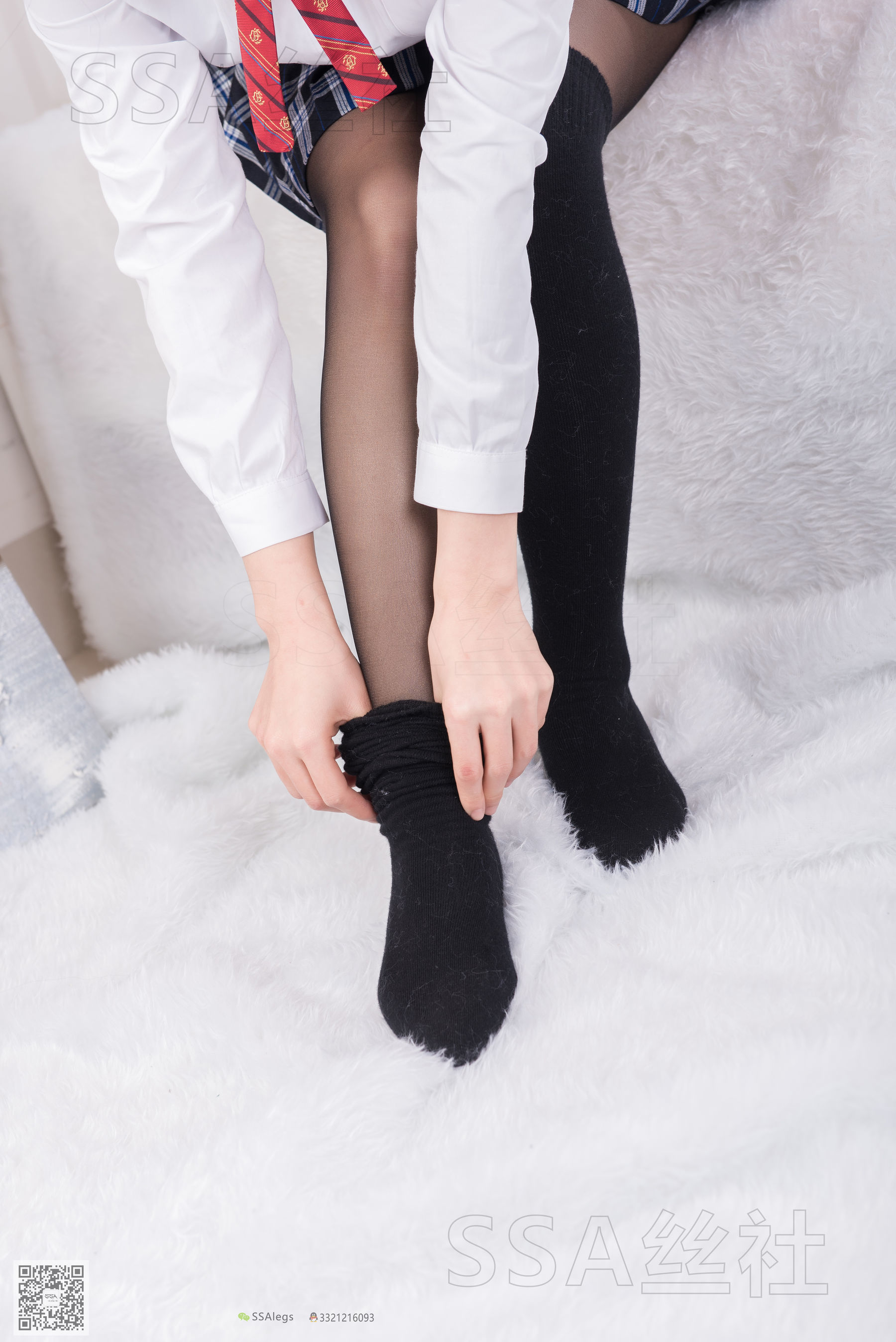 超清写真 No.073 萱萱 jk制服黑丝-图30