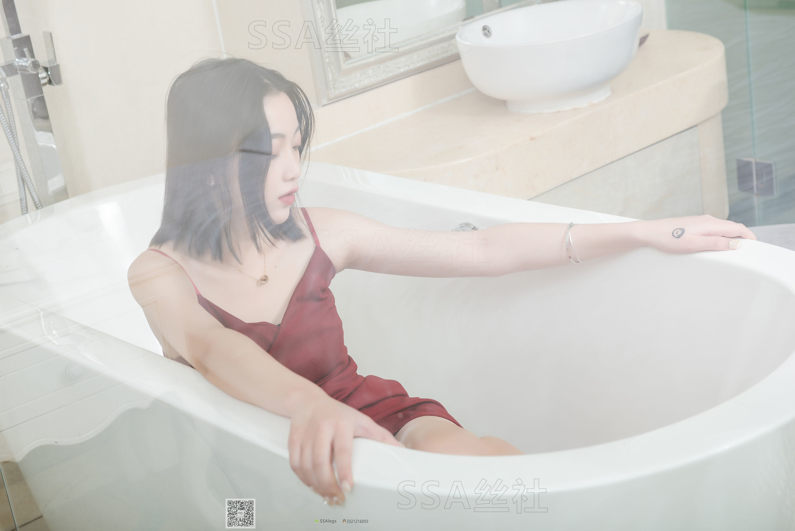 超清写真 No.080 大大 浴室迷情肉色油亮丝袜-图110