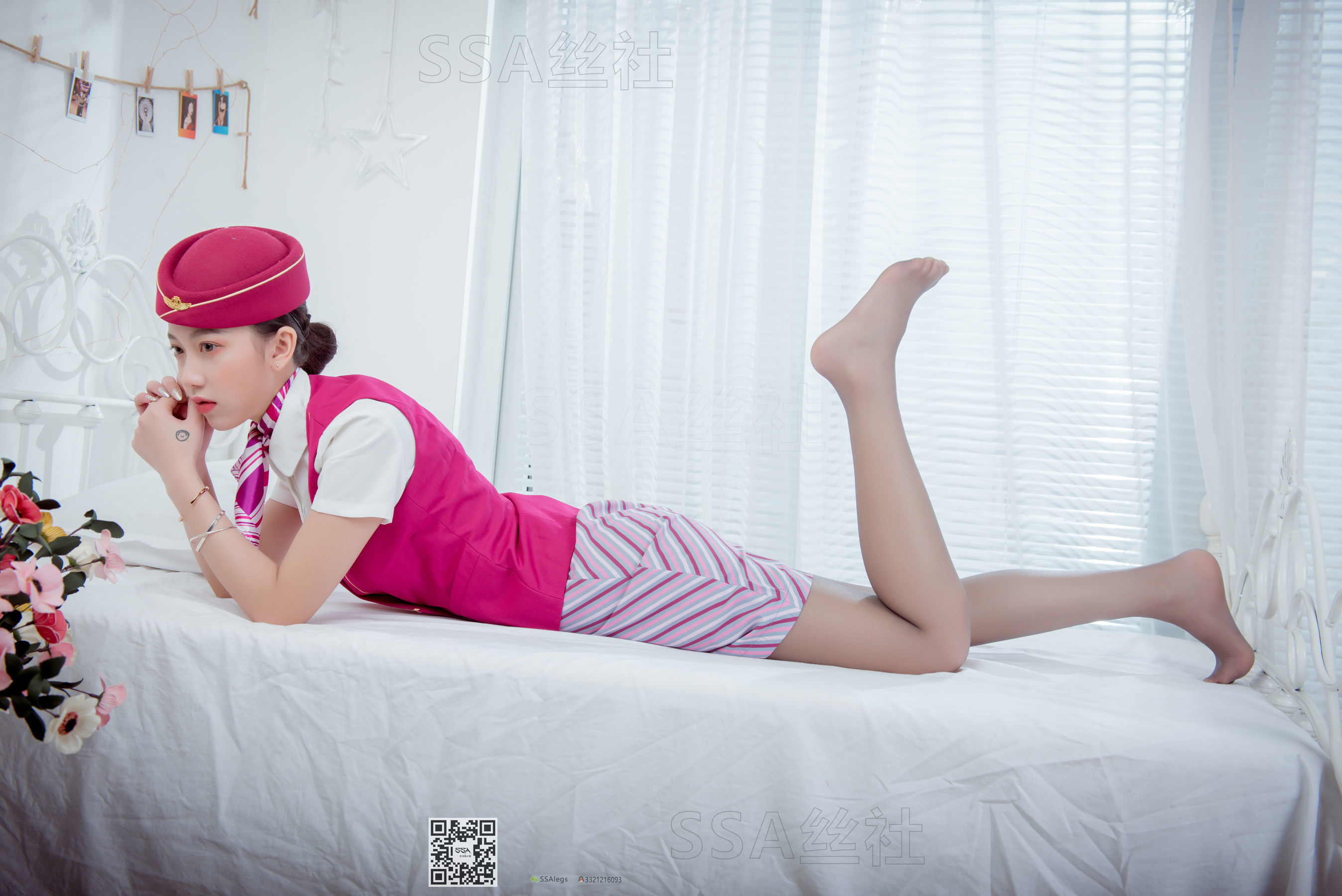 超清写真 No.090 腿模大大 空姐制服秀-图83