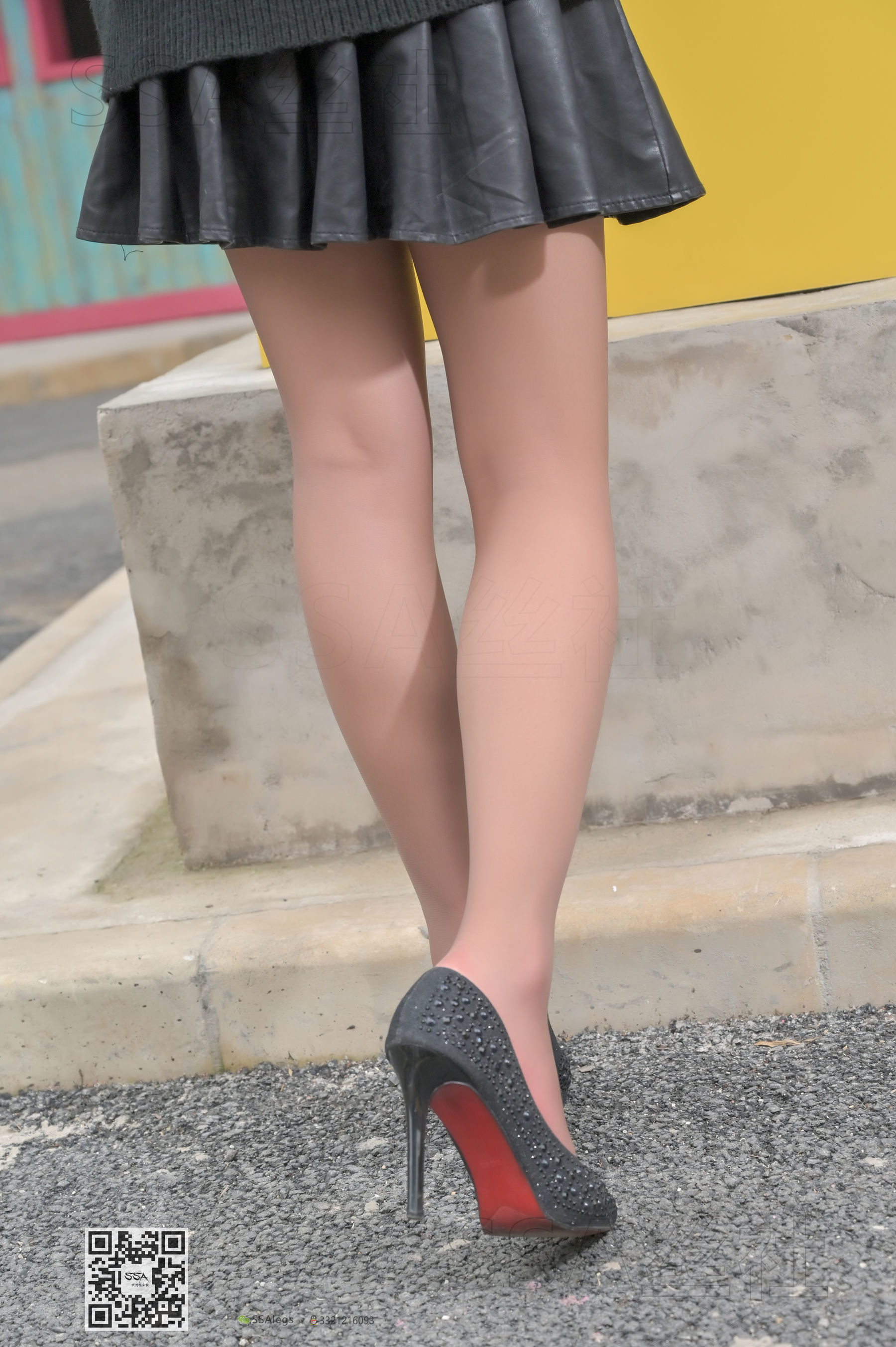 超清写真 No.094 腿模大大 街拍灰丝-图106