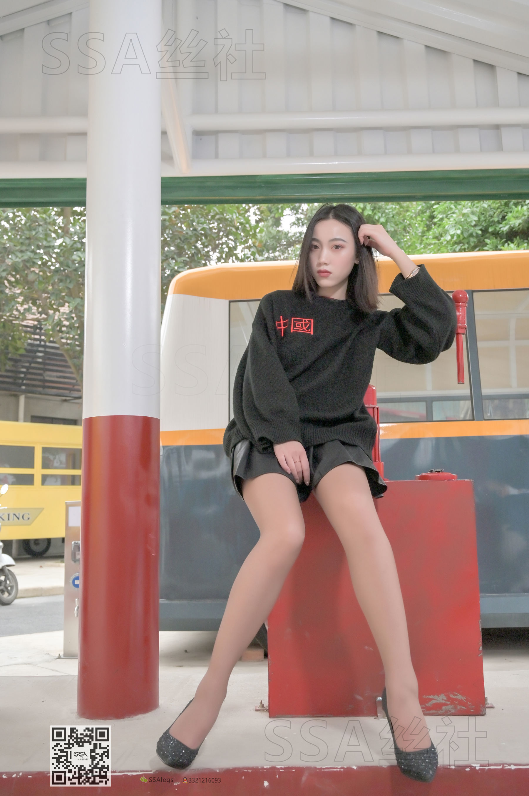 超清写真 No.094 腿模大大 街拍灰丝-图109