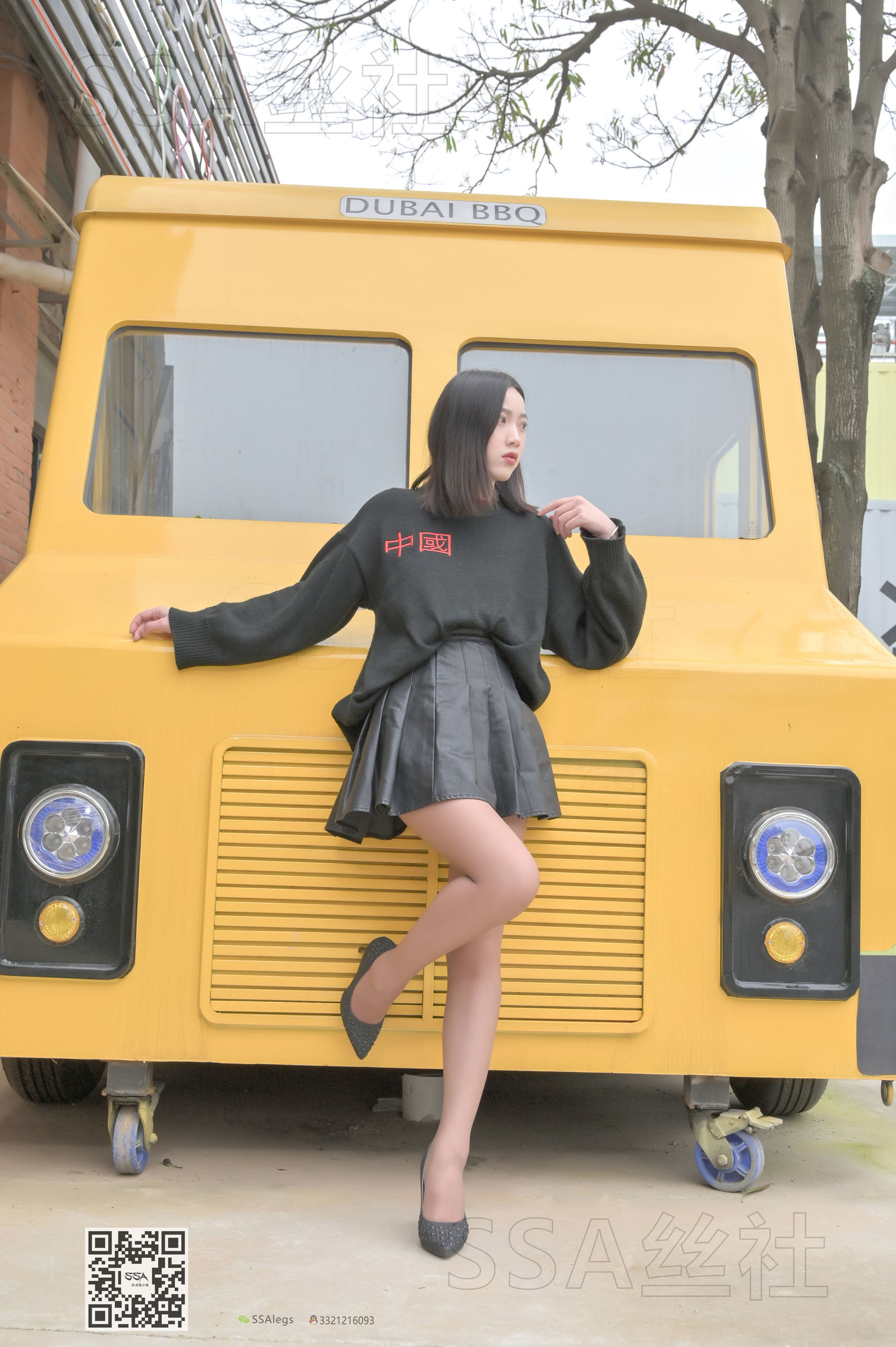 超清写真 No.094 腿模大大 街拍灰丝-图11