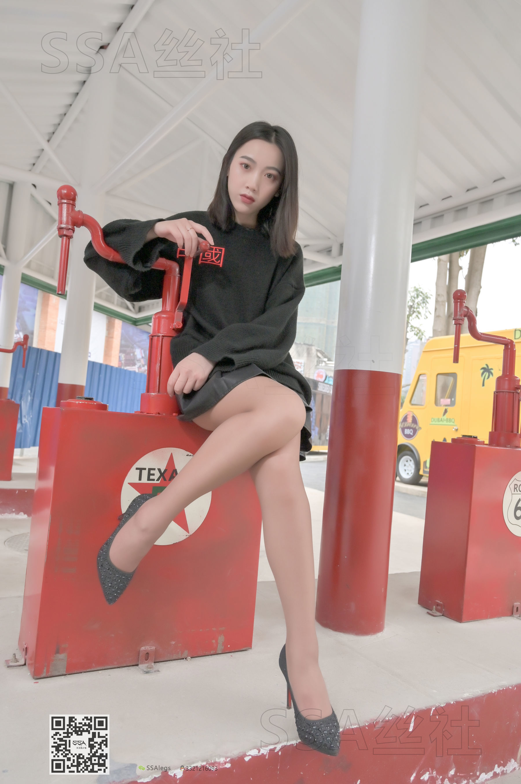 超清写真 No.094 腿模大大 街拍灰丝-图124