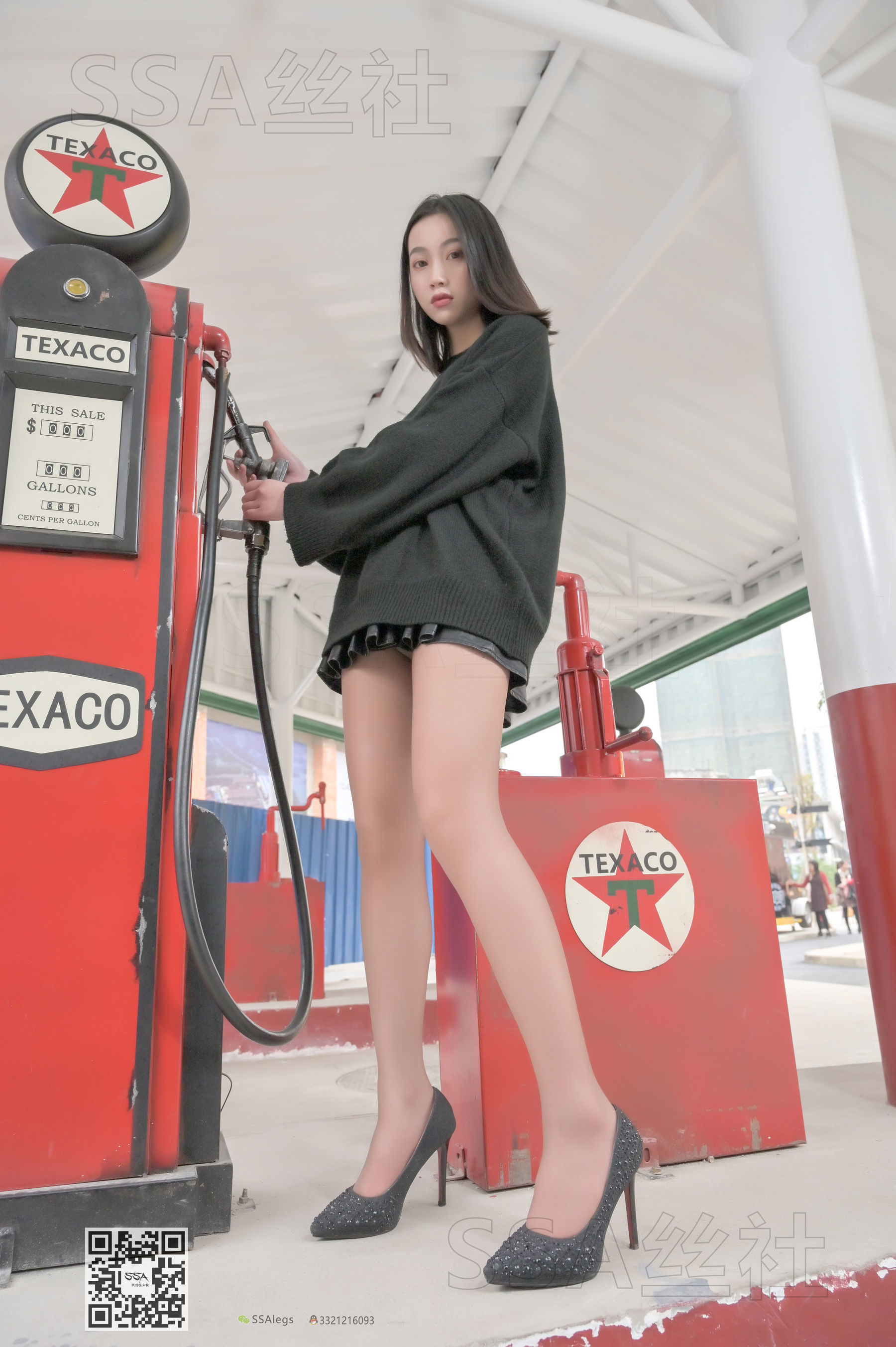 超清写真 No.094 腿模大大 街拍灰丝-图126