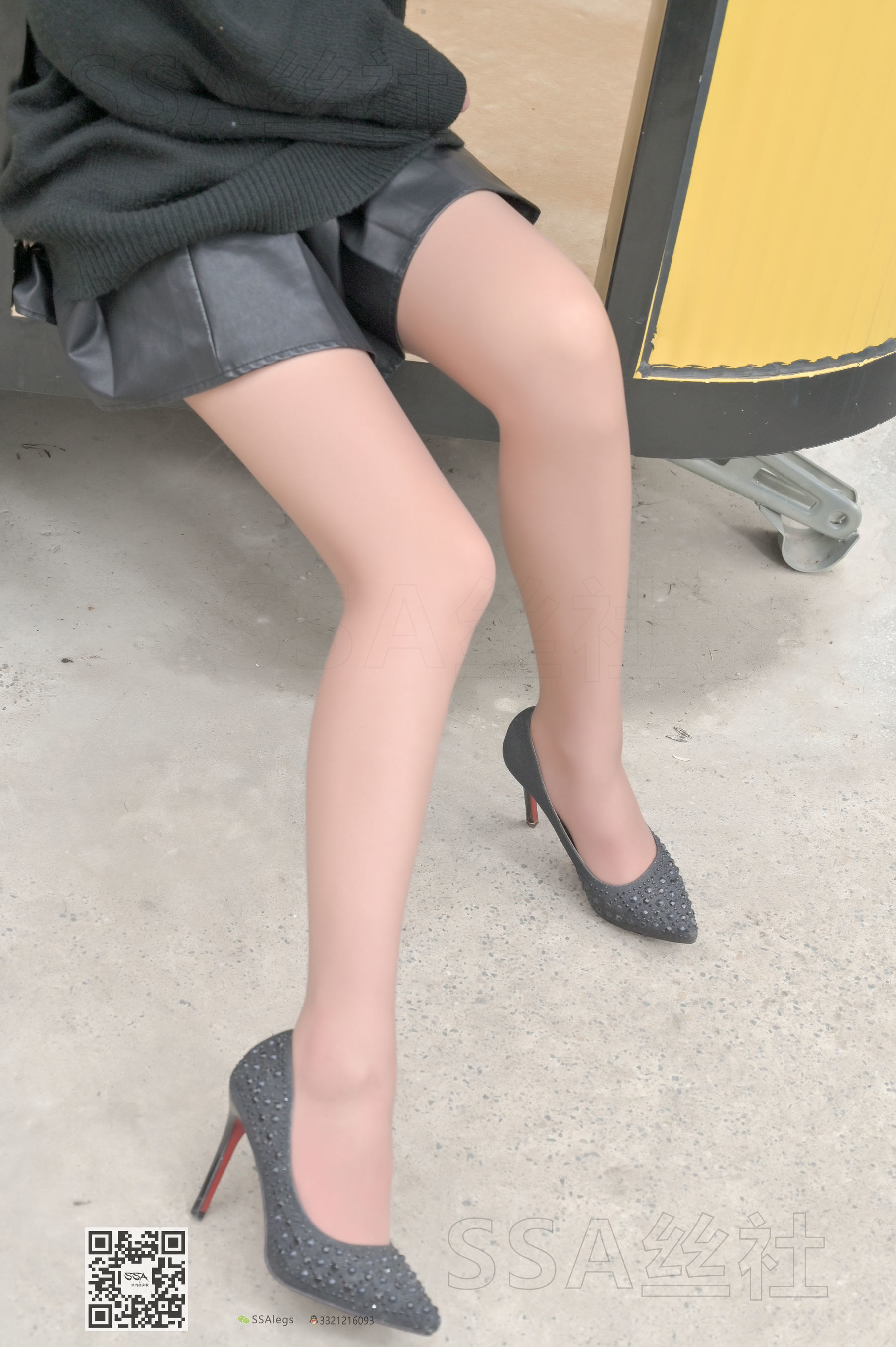 超清写真 No.094 腿模大大 街拍灰丝-图40