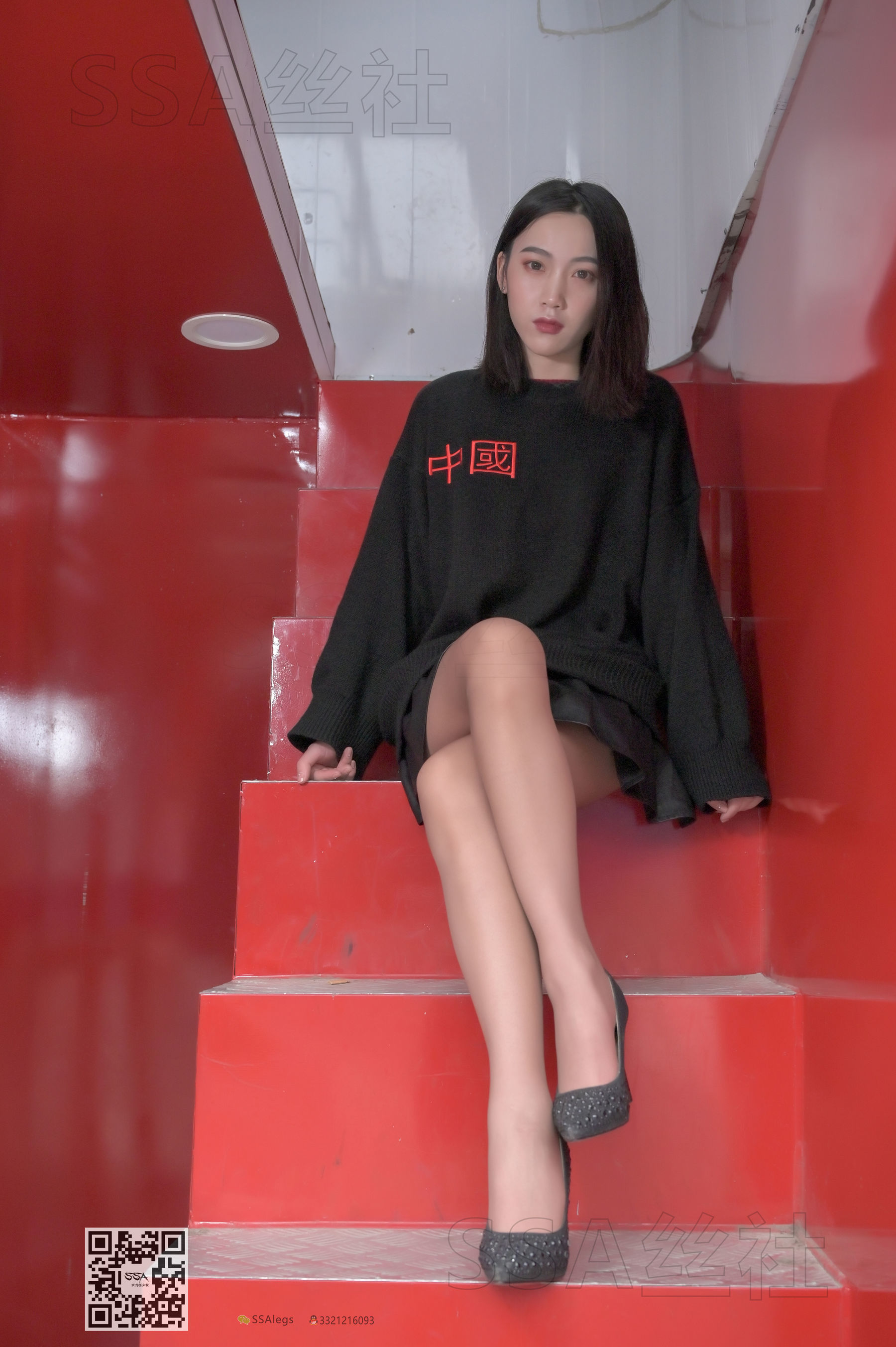 超清写真 No.094 腿模大大 街拍灰丝-图77