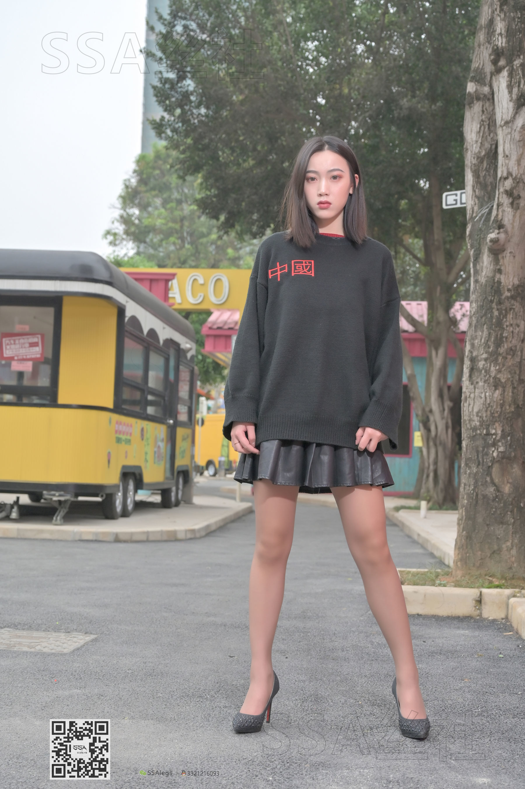 超清写真 No.094 腿模大大 街拍灰丝-图88