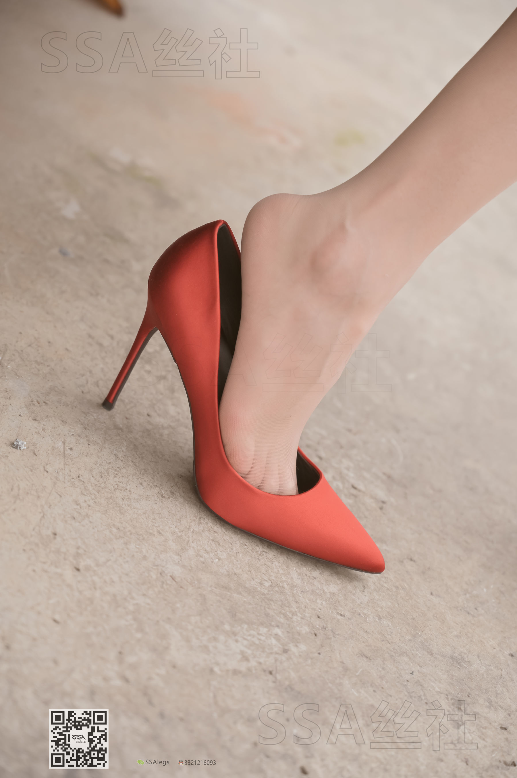超清写真 No.097 雪梨 腿模街拍红色高跟鞋肉丝-图71