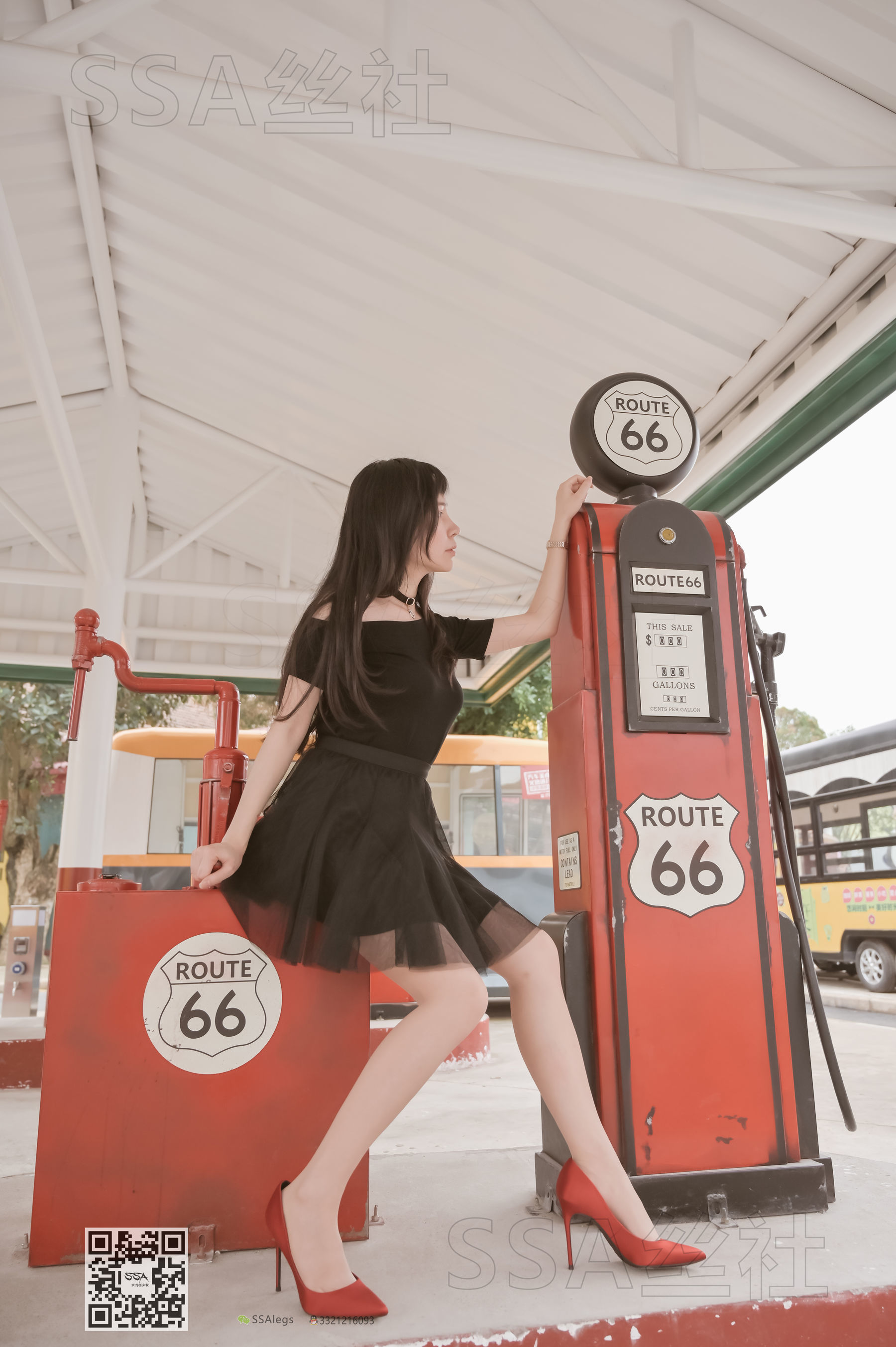 超清写真 No.097 雪梨 腿模街拍红色高跟鞋肉丝-图82