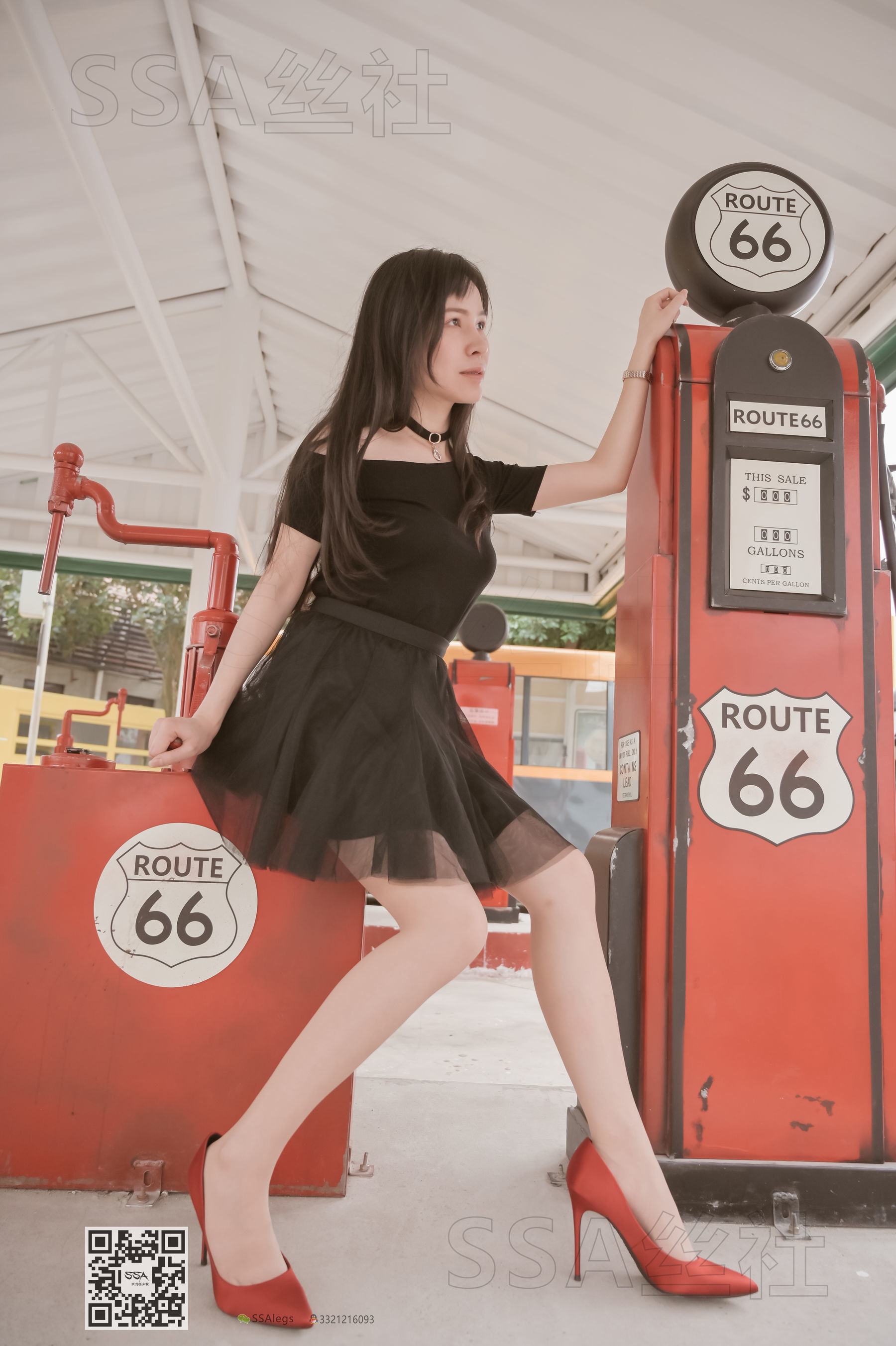 超清写真 No.097 雪梨 腿模街拍红色高跟鞋肉丝-图83
