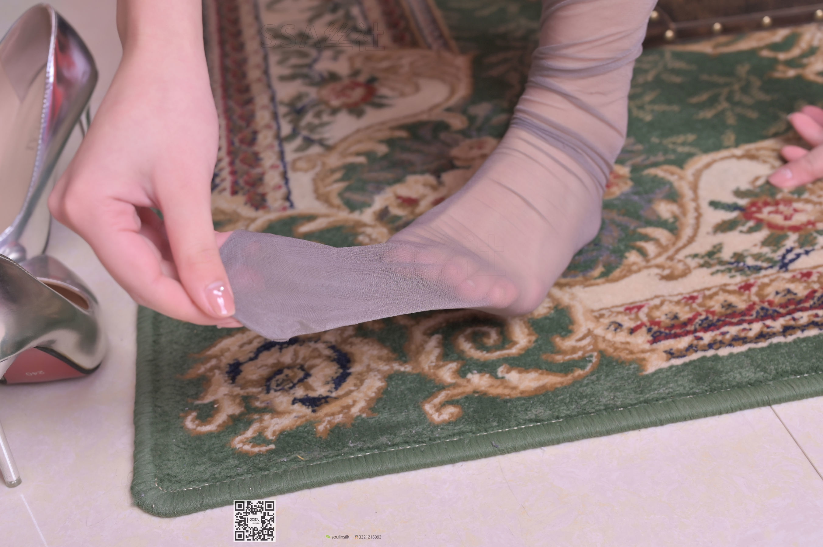 超清写真 No.100 腿模大大 妩媚脱丝特写-图147