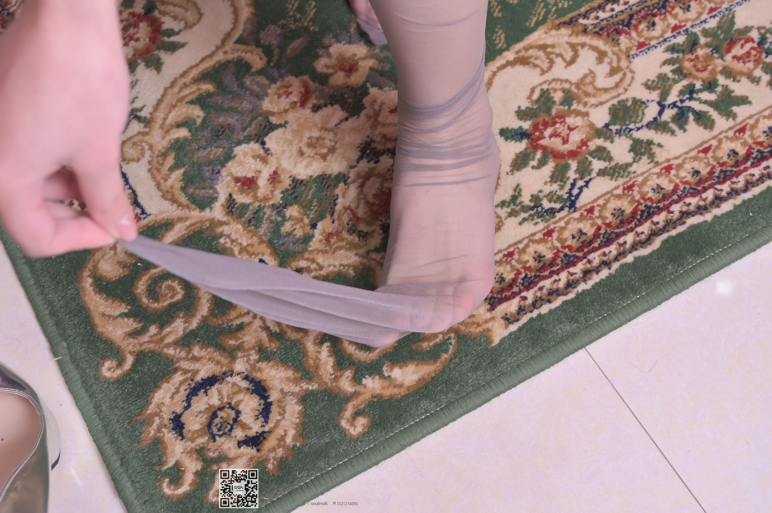 超清写真 No.100 腿模大大 妩媚脱丝特写-图155