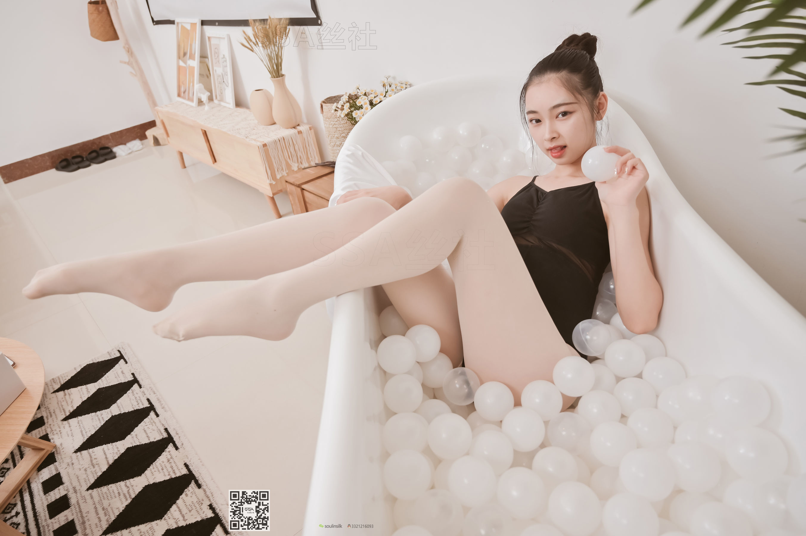 超清写真 No.108 腿模文娟 劈个叉都是爱你的形状-图78