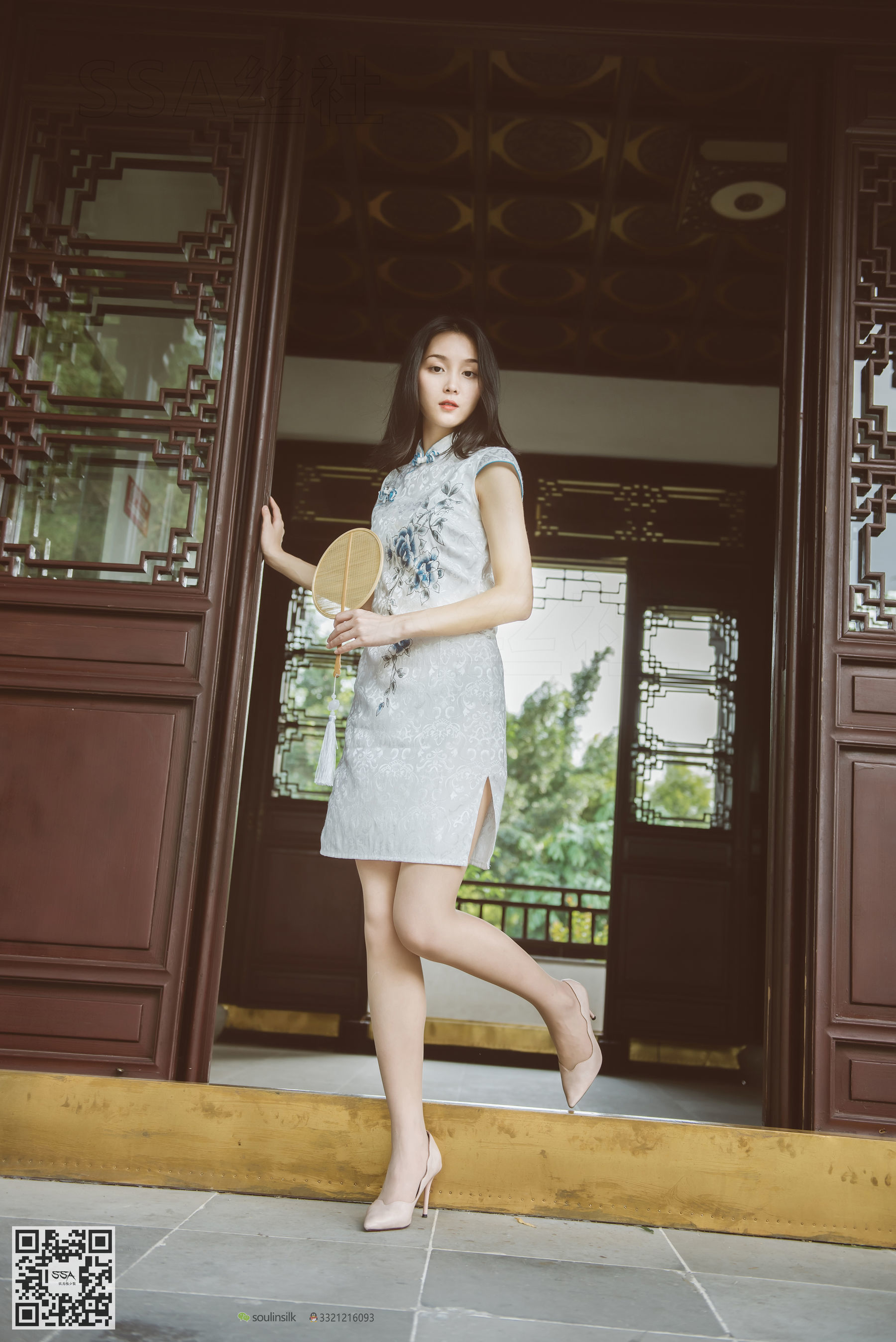 超清写真 No.111 腿模君君 旗袍秀-图139