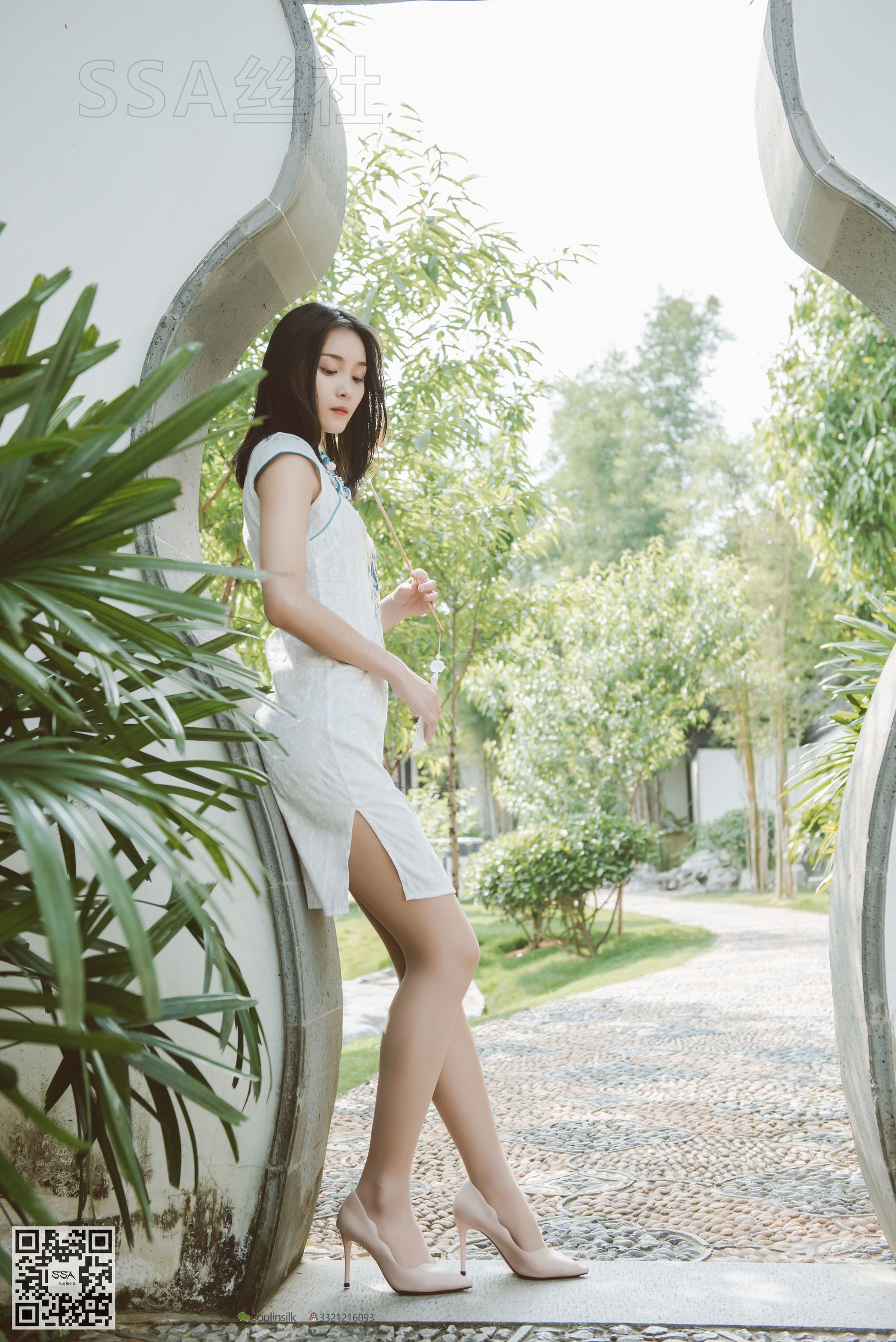 超清写真 No.111 腿模君君 旗袍秀-图25