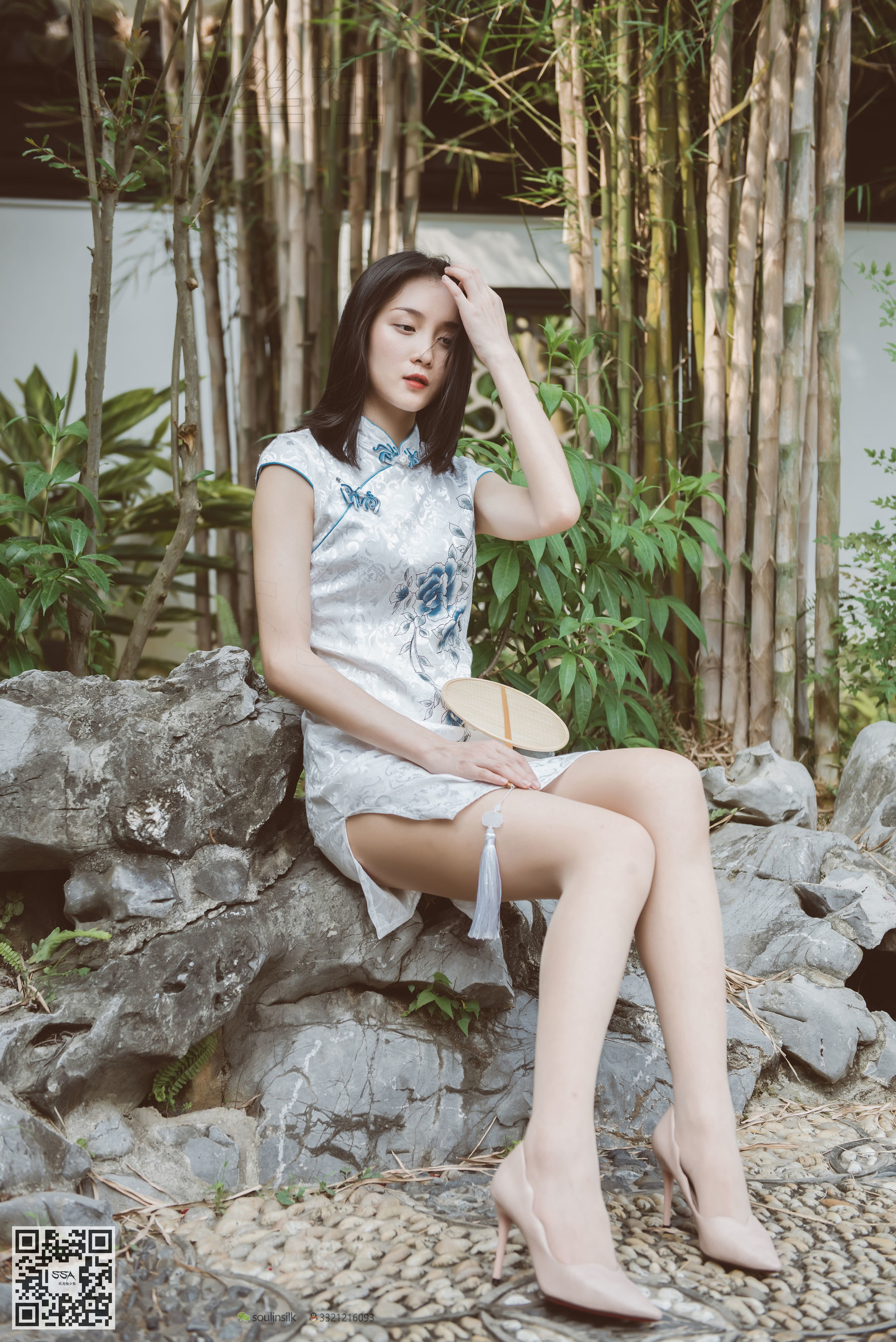 超清写真 No.111 腿模君君 旗袍秀-图40