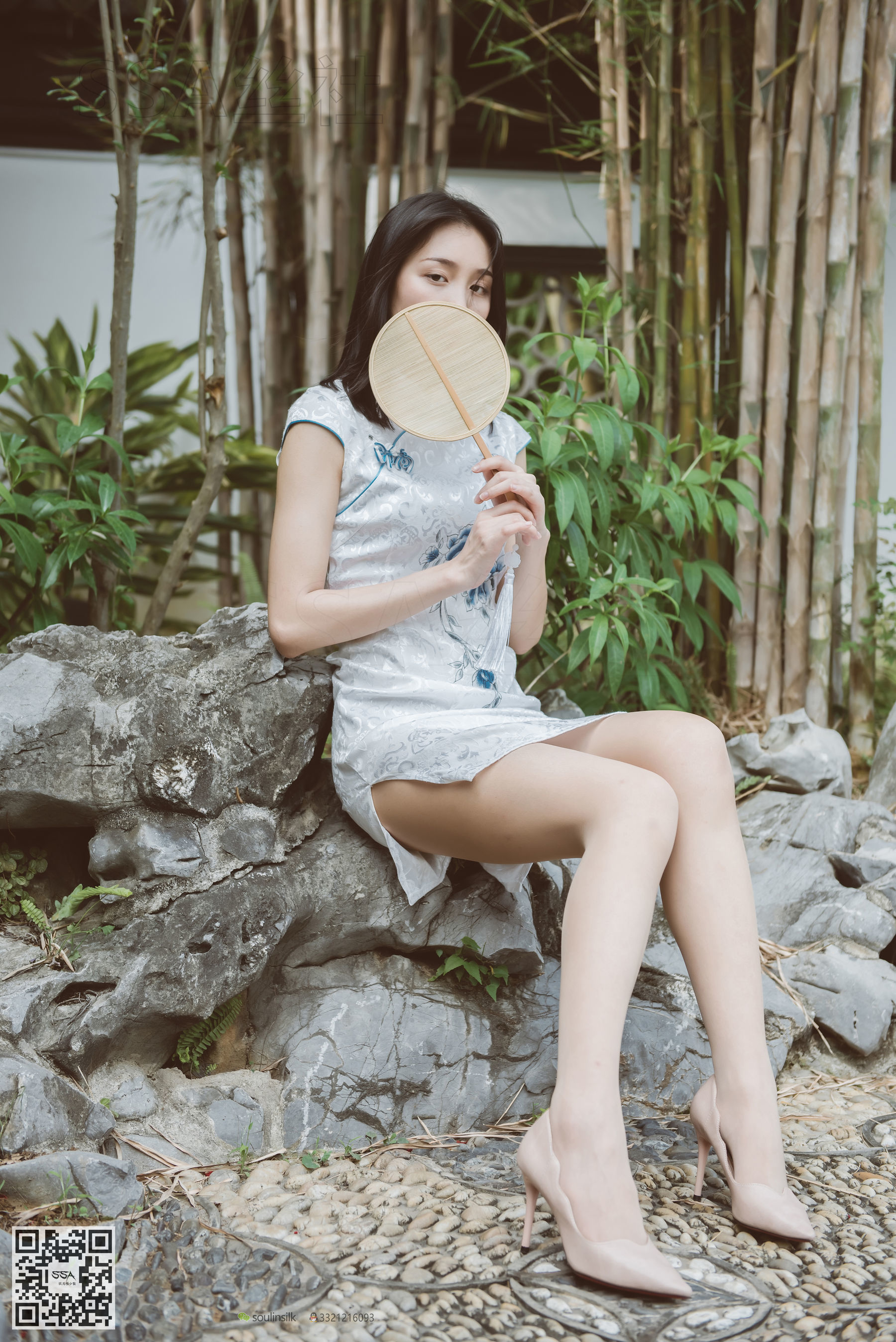 超清写真 No.111 腿模君君 旗袍秀-图42