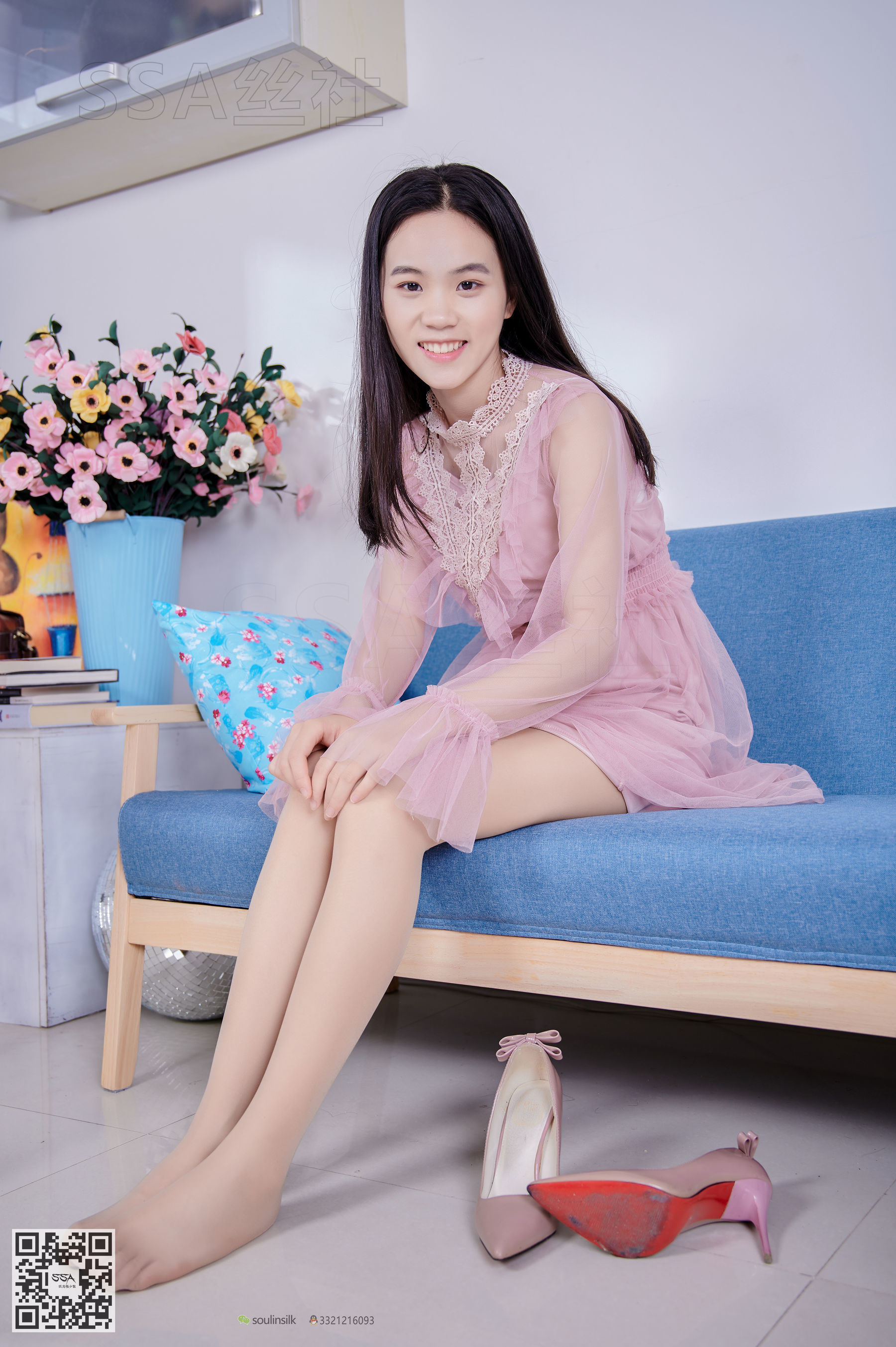 超清写真 No.114 腿模慧慧 笑容治愈系套少女粉-图115