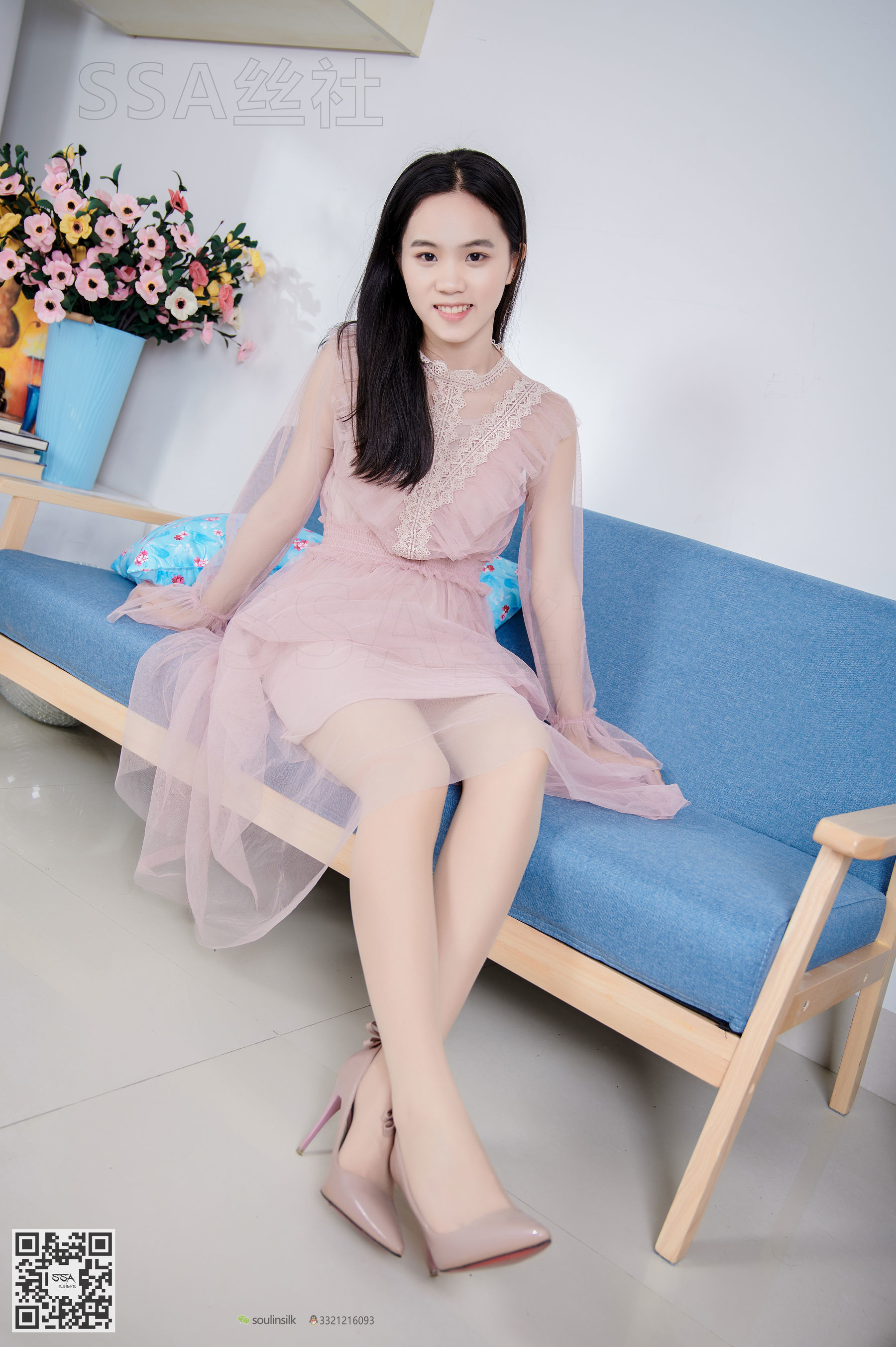 超清写真 No.114 腿模慧慧 笑容治愈系套少女粉-图28