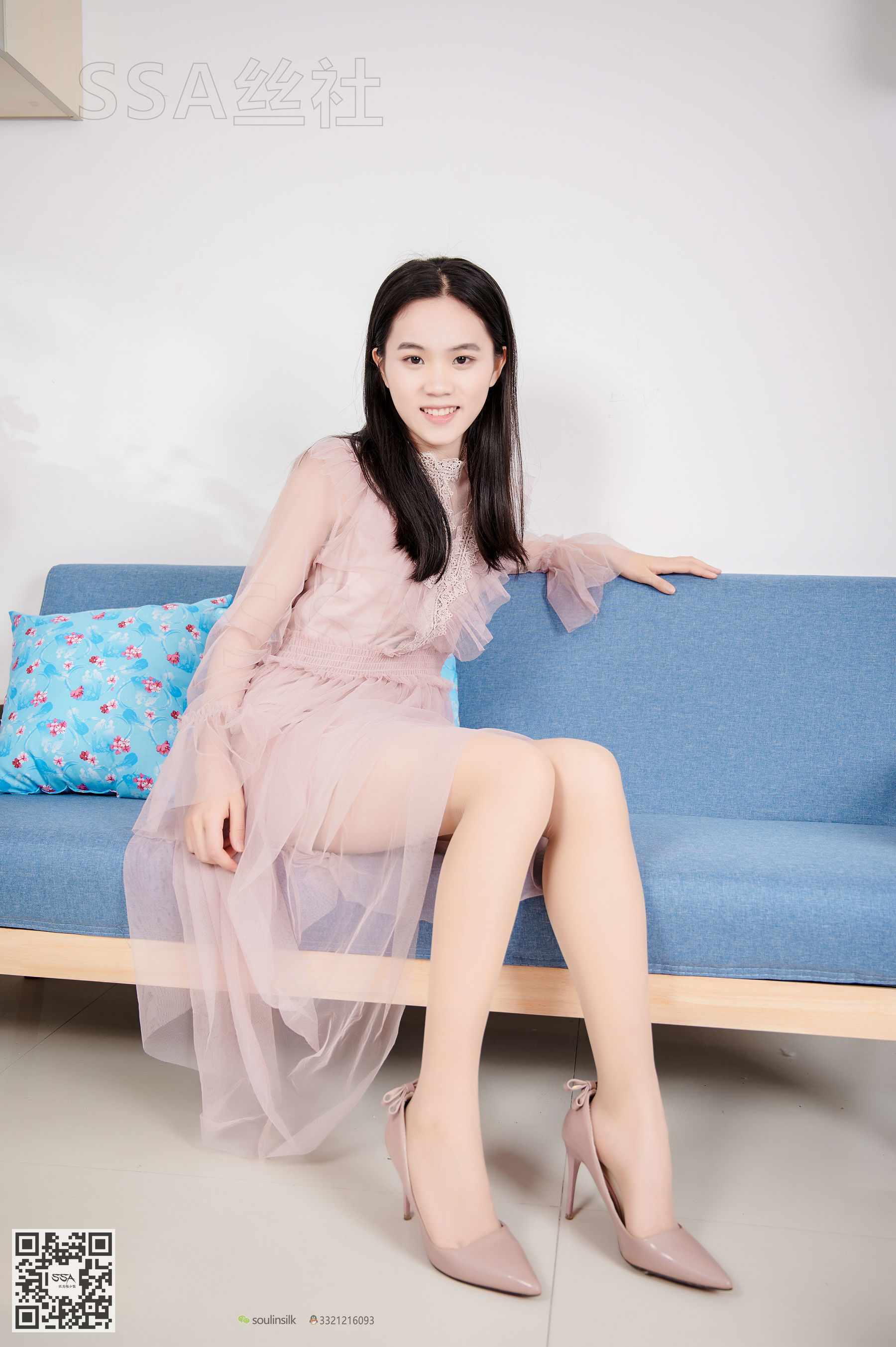 超清写真 No.114 腿模慧慧 笑容治愈系套少女粉-图36