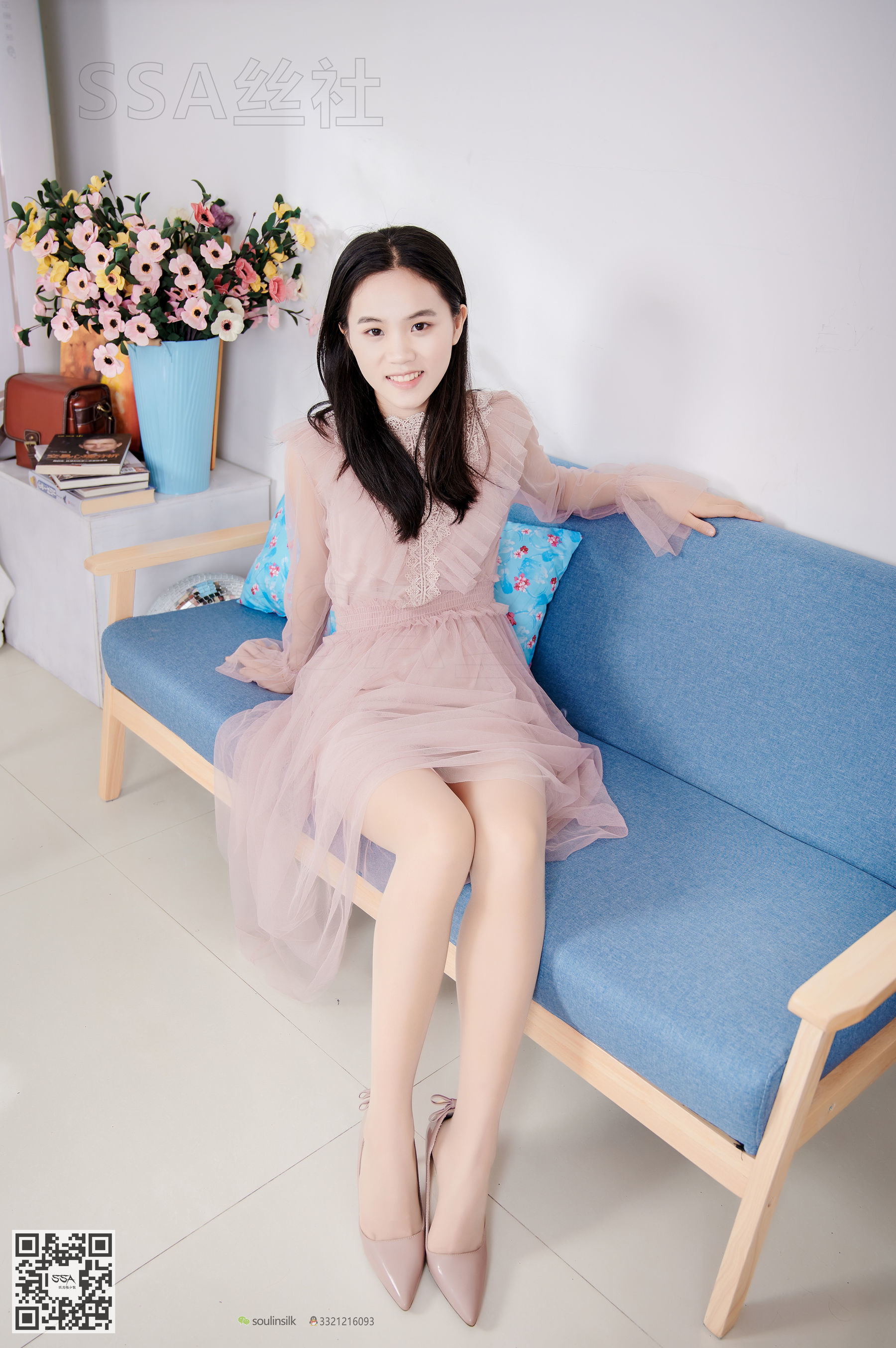 超清写真 No.114 腿模慧慧 笑容治愈系套少女粉-图41