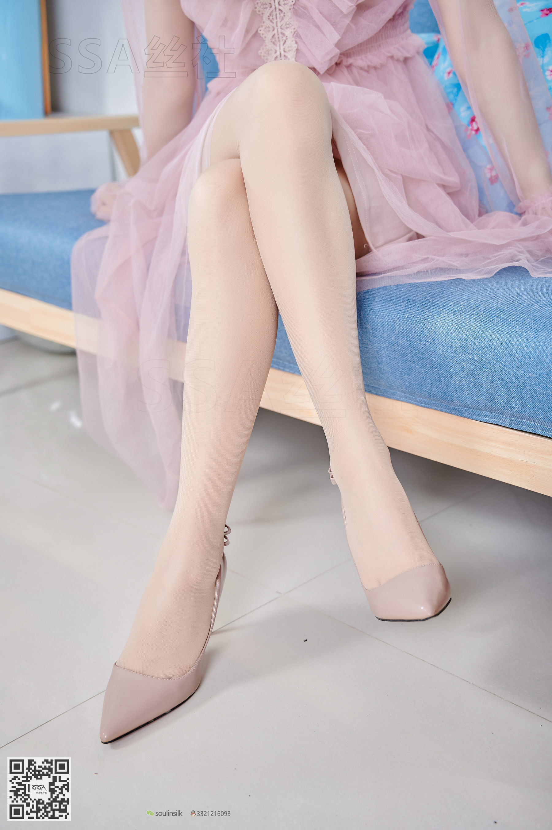 超清写真 No.114 腿模慧慧 笑容治愈系套少女粉-图6