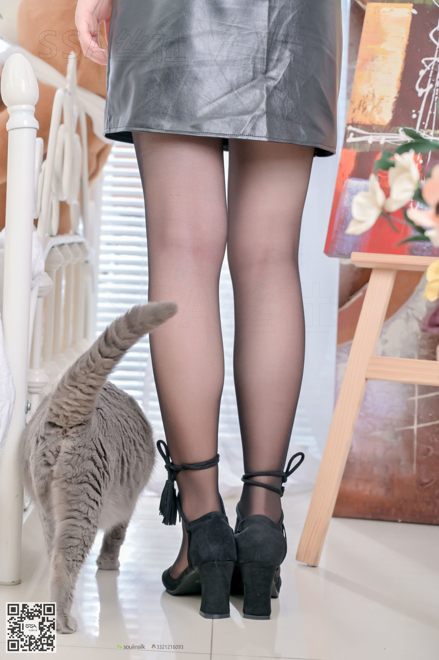 超清写真 No.115 腿模双双 粉嫩少女黑丝清凉一夏-图21