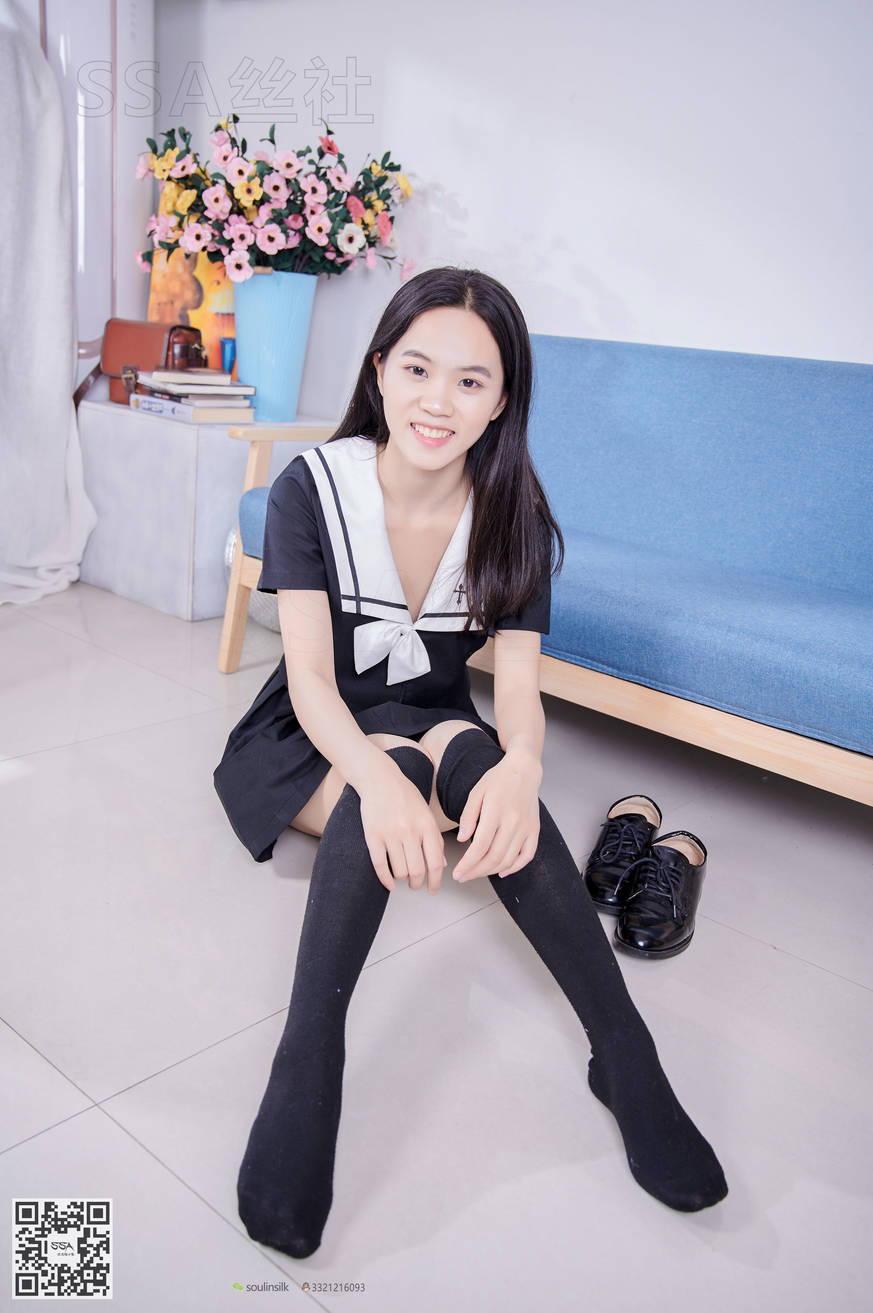 超清写真 No.116 腿模慧慧 清纯JK学生制服-图101