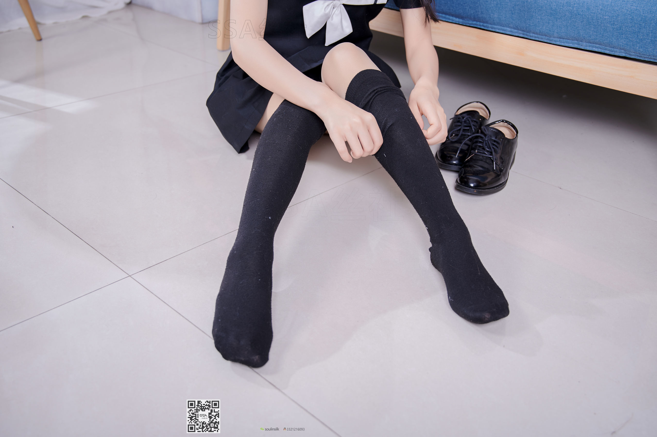 超清写真 No.116 腿模慧慧 清纯JK学生制服-图102
