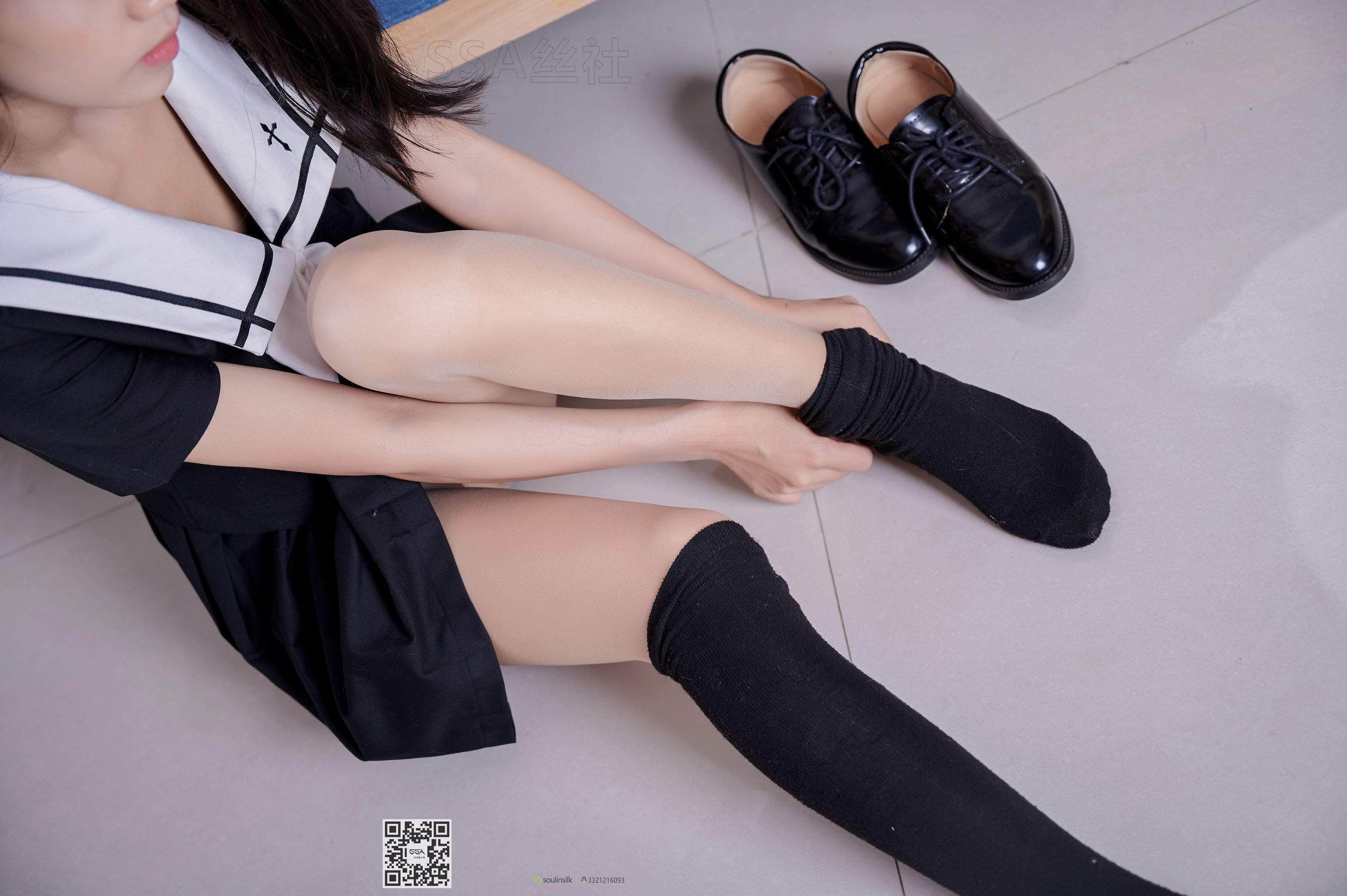 超清写真 No.116 腿模慧慧 清纯JK学生制服-图106