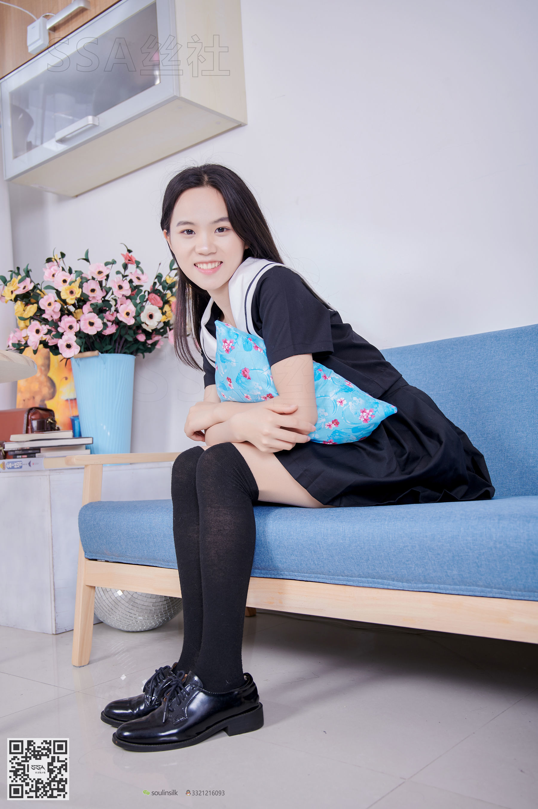 超清写真 No.116 腿模慧慧 清纯JK学生制服-图25