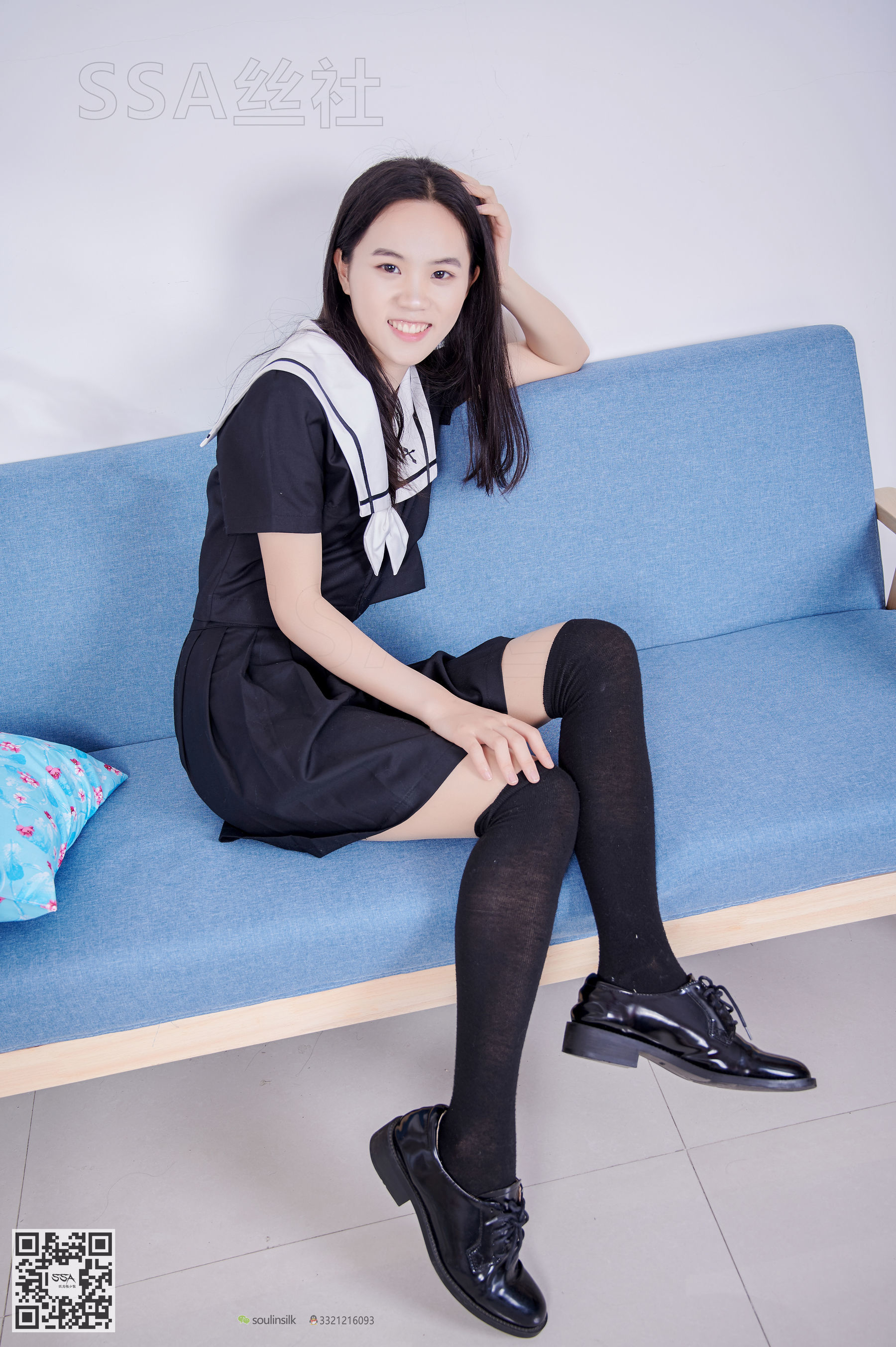 超清写真 No.116 腿模慧慧 清纯JK学生制服-图29