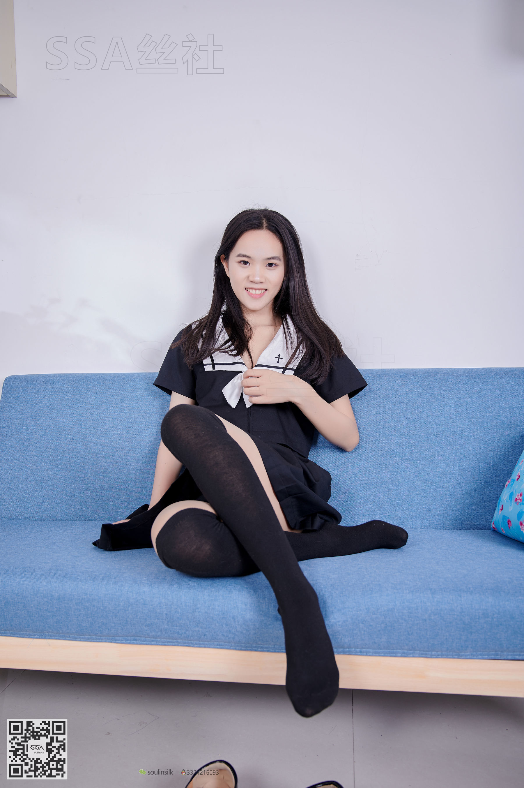 超清写真 No.116 腿模慧慧 清纯JK学生制服-图53