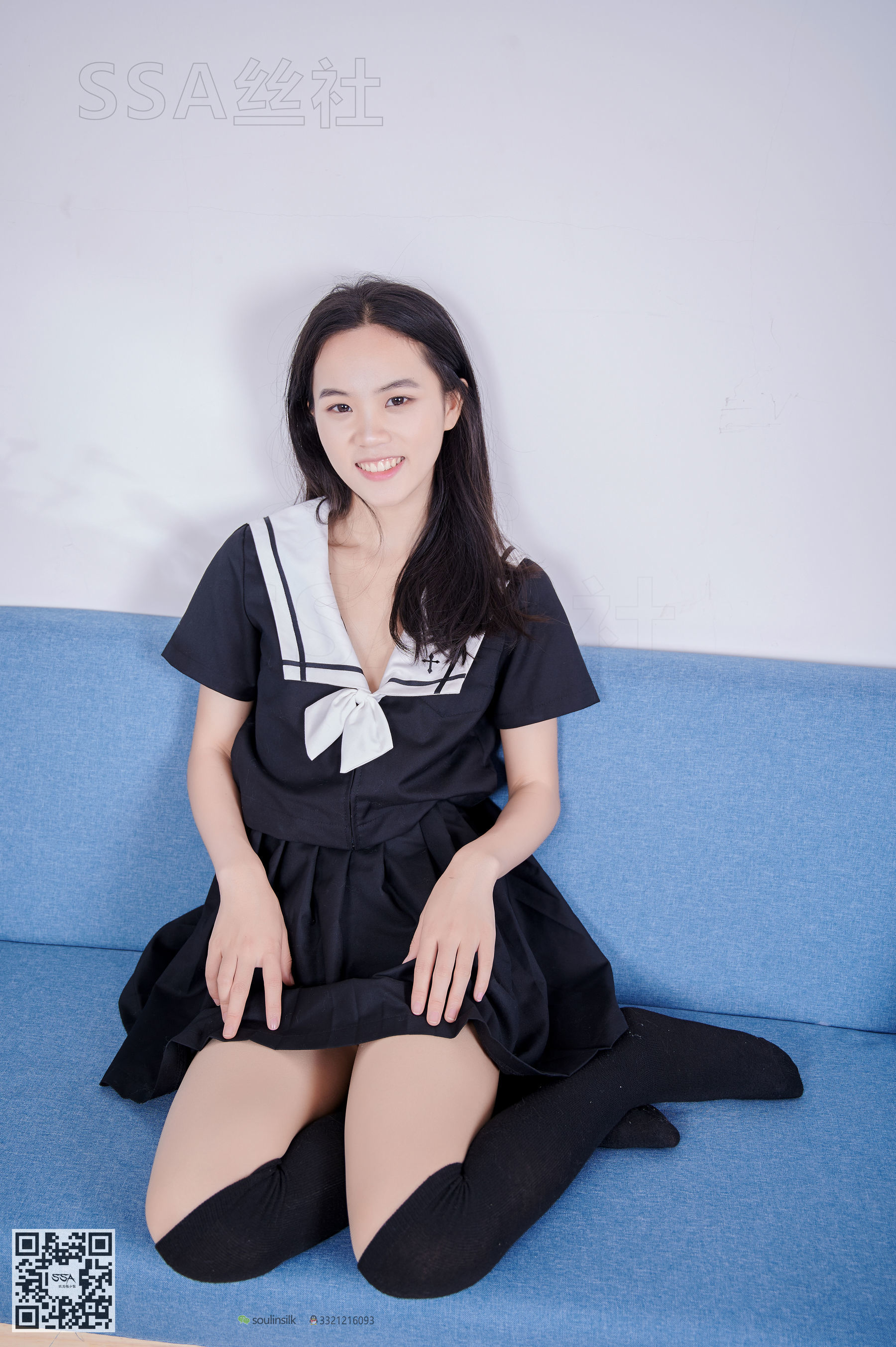 超清写真 No.116 腿模慧慧 清纯JK学生制服-图76