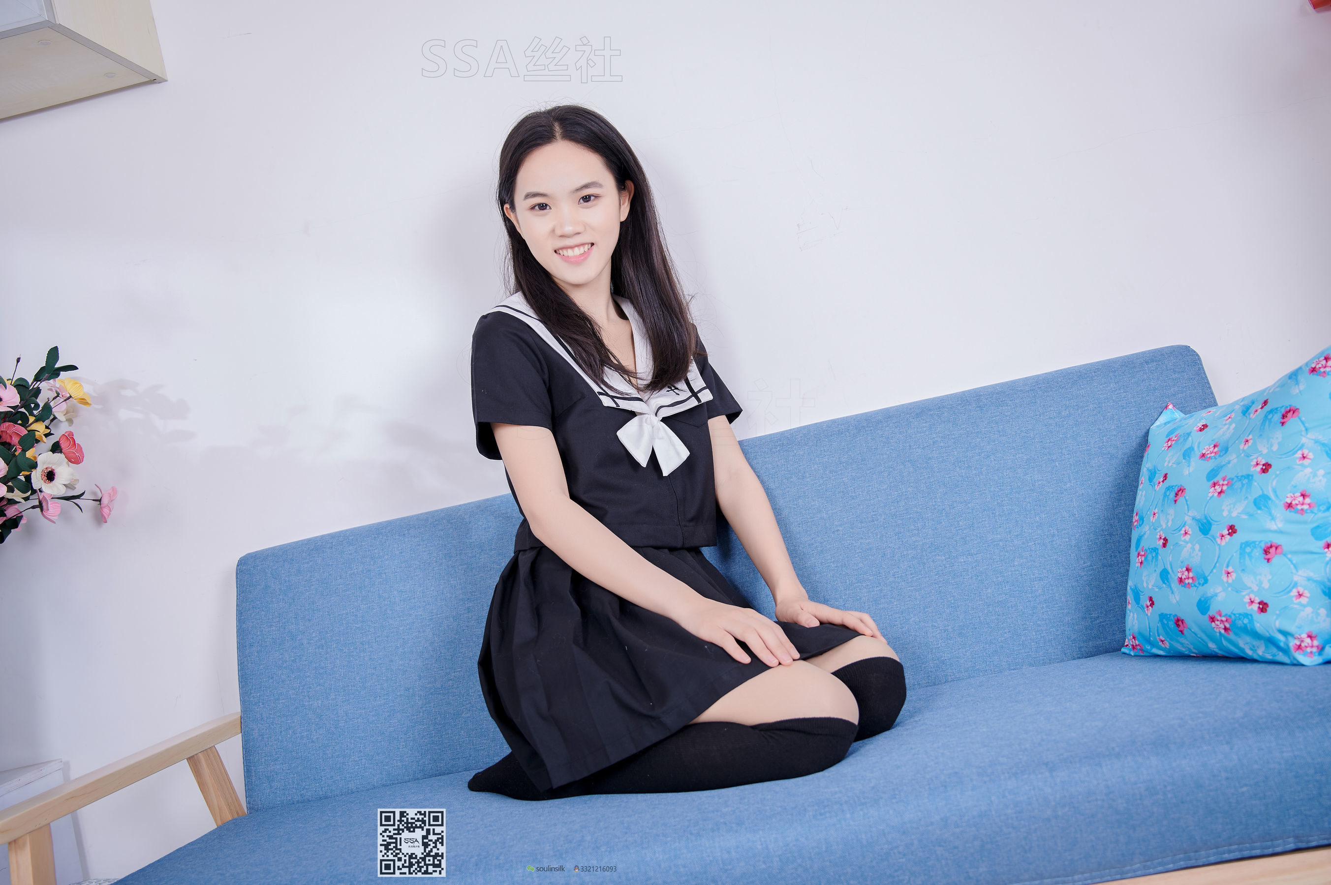 超清写真 No.116 腿模慧慧 清纯JK学生制服-图78