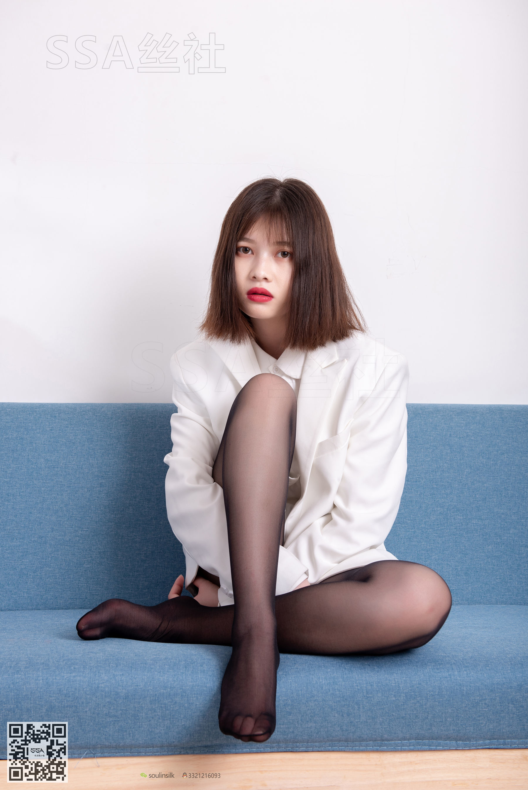 超清写真 No.119 腿模穗子 白色西装-图57